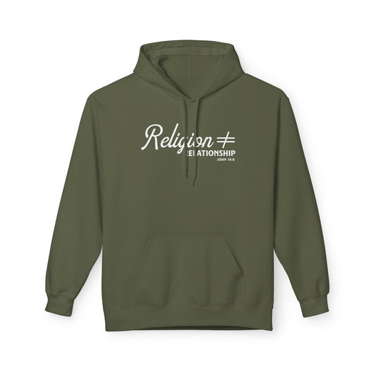 Religion ≠ Relationship Unisex Midweight Hoodie