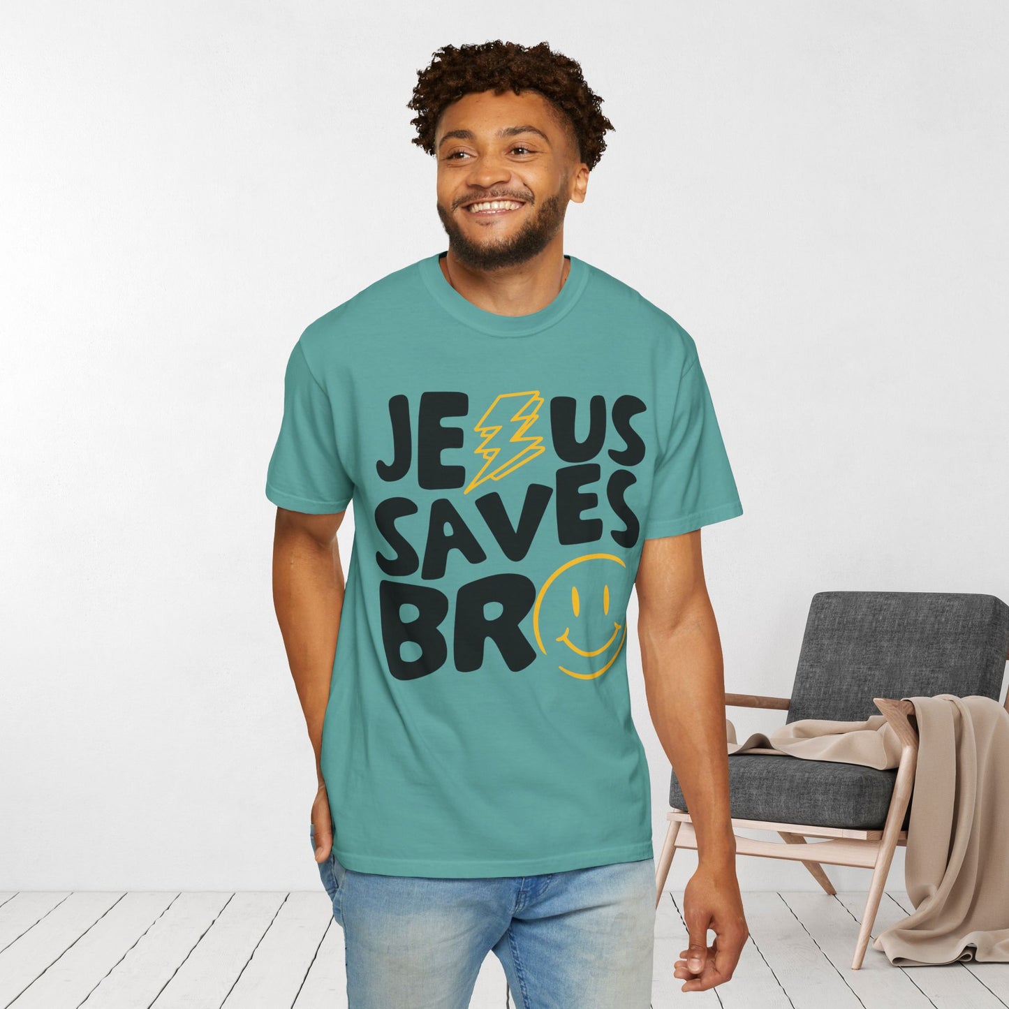 Jesus Saves Bro Comfort Colors Shirt