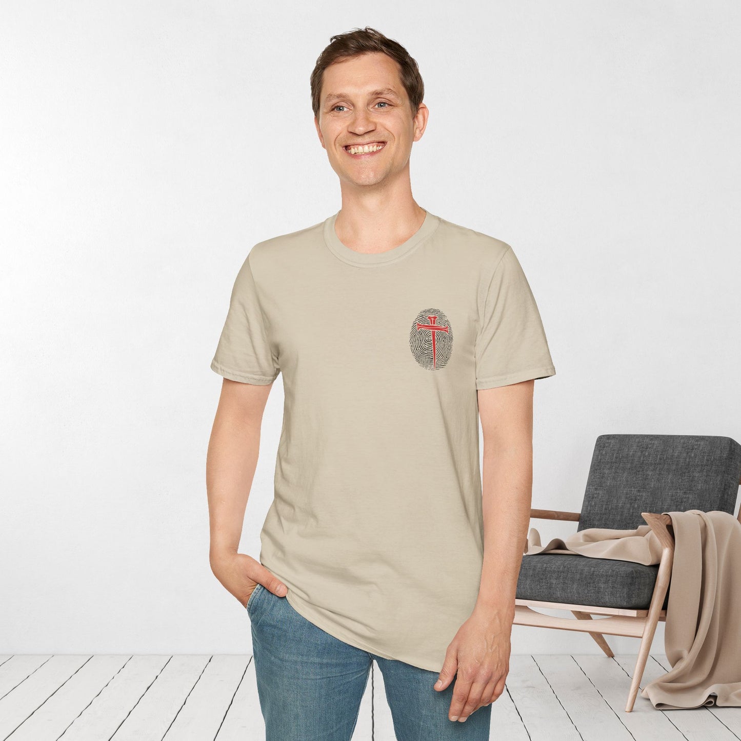 You Are Complete in Christ Softstyle T-shirt - 1 Corinthians 1:30