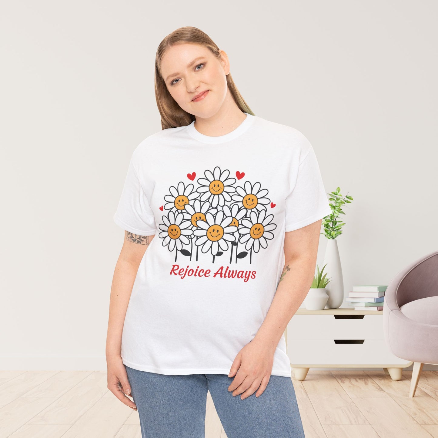 Rejoice Always Heavy Cotton Tee
