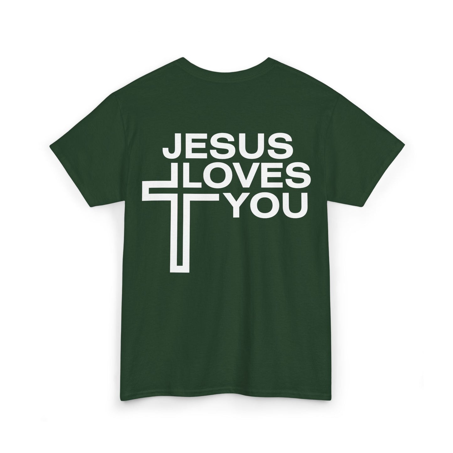 Jesus Loves You Heavy Cotton Tee