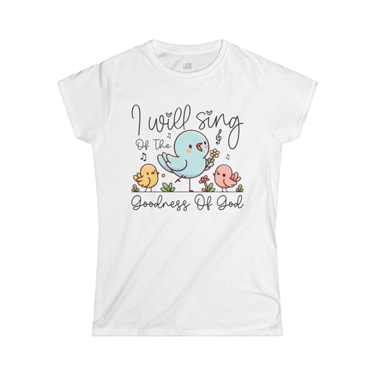 Christian Women's Goodness of God Softstyle T-shirt