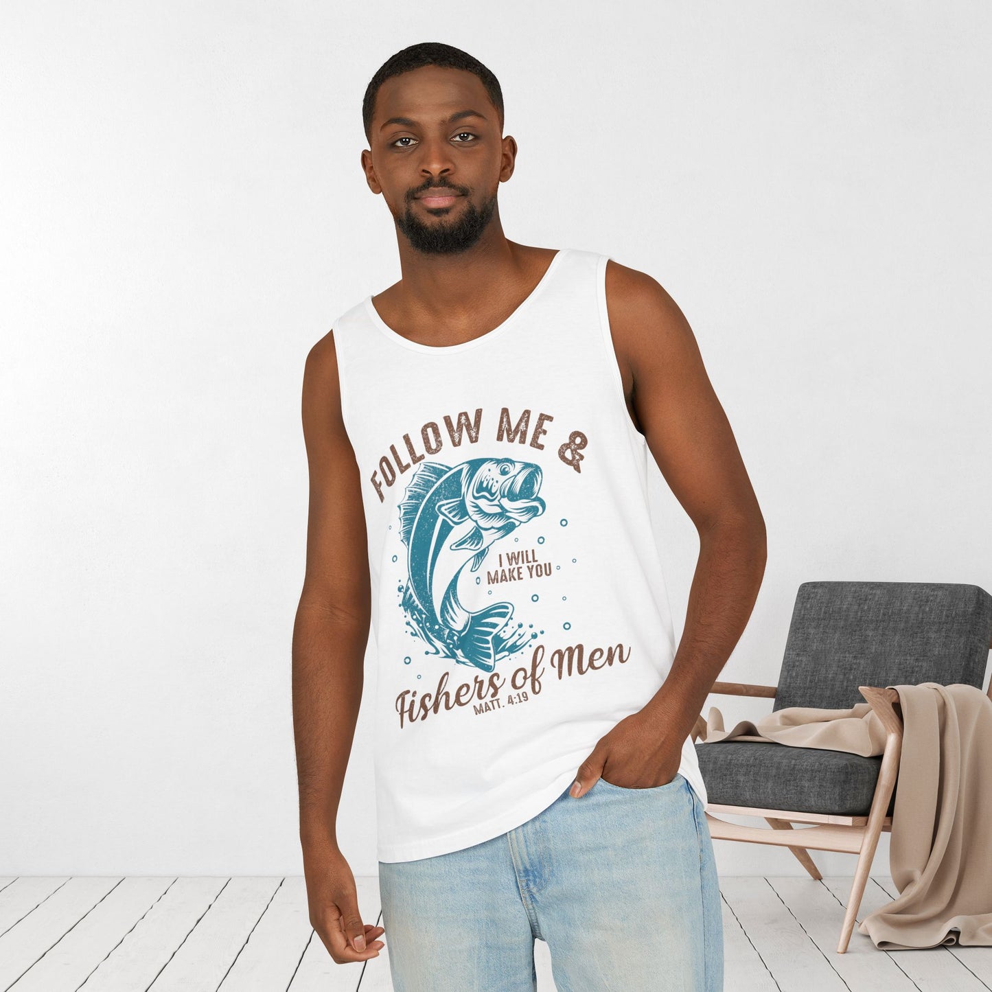 Follow Me Comfort Colors Garment-Dyed Tank Top