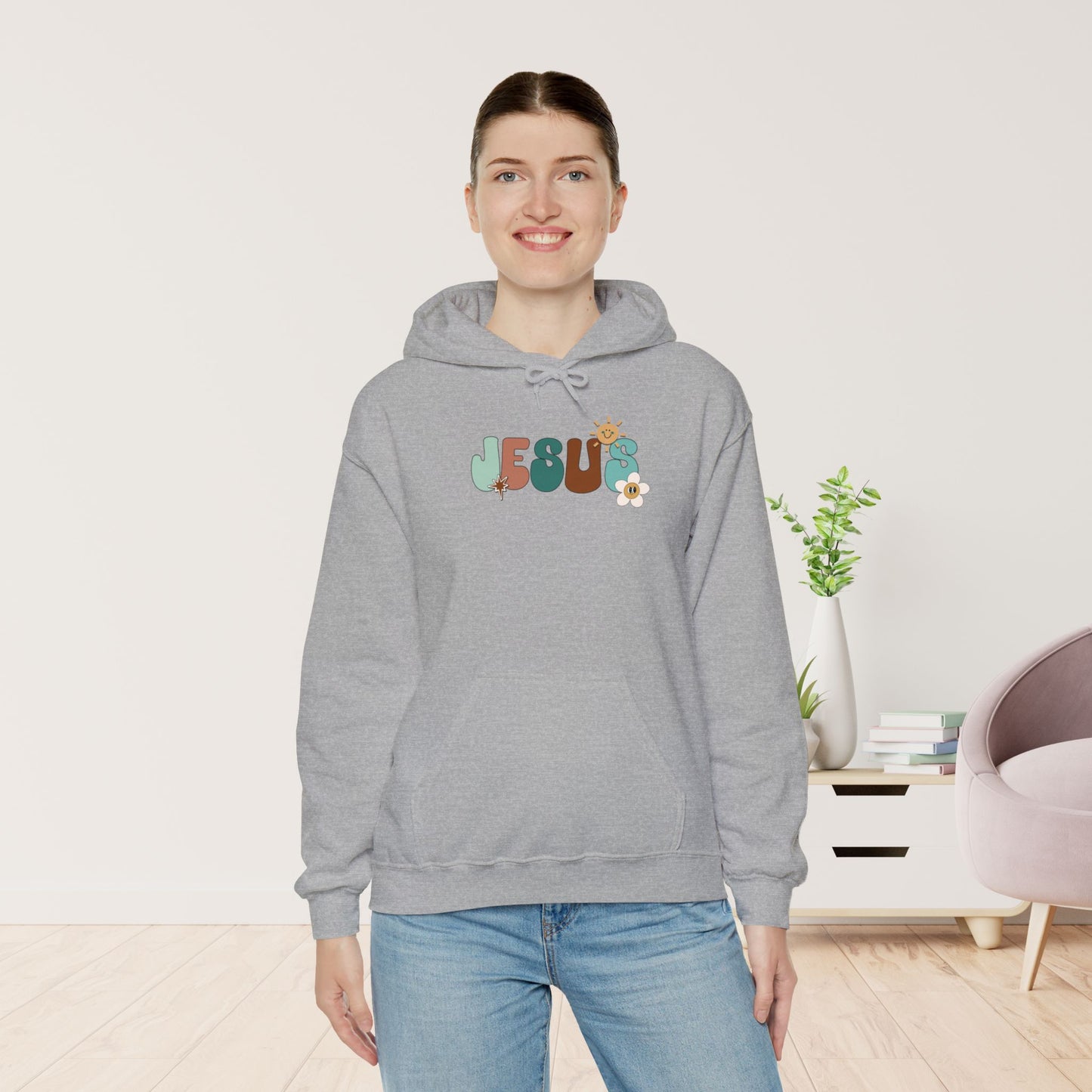 Green Jesus is the Way John 14:6 Bible Verse Christian Hoodie