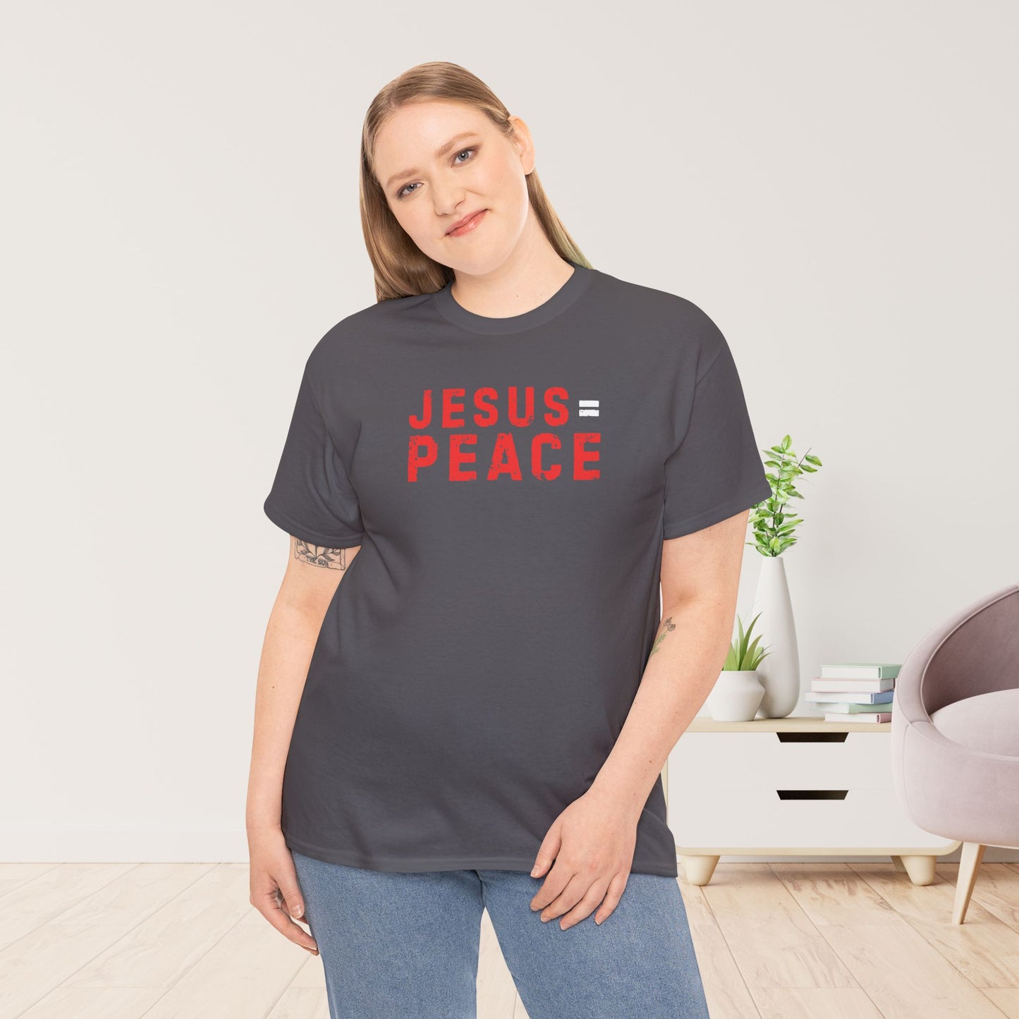 Jesus is Peace Heavy Cotton Tee