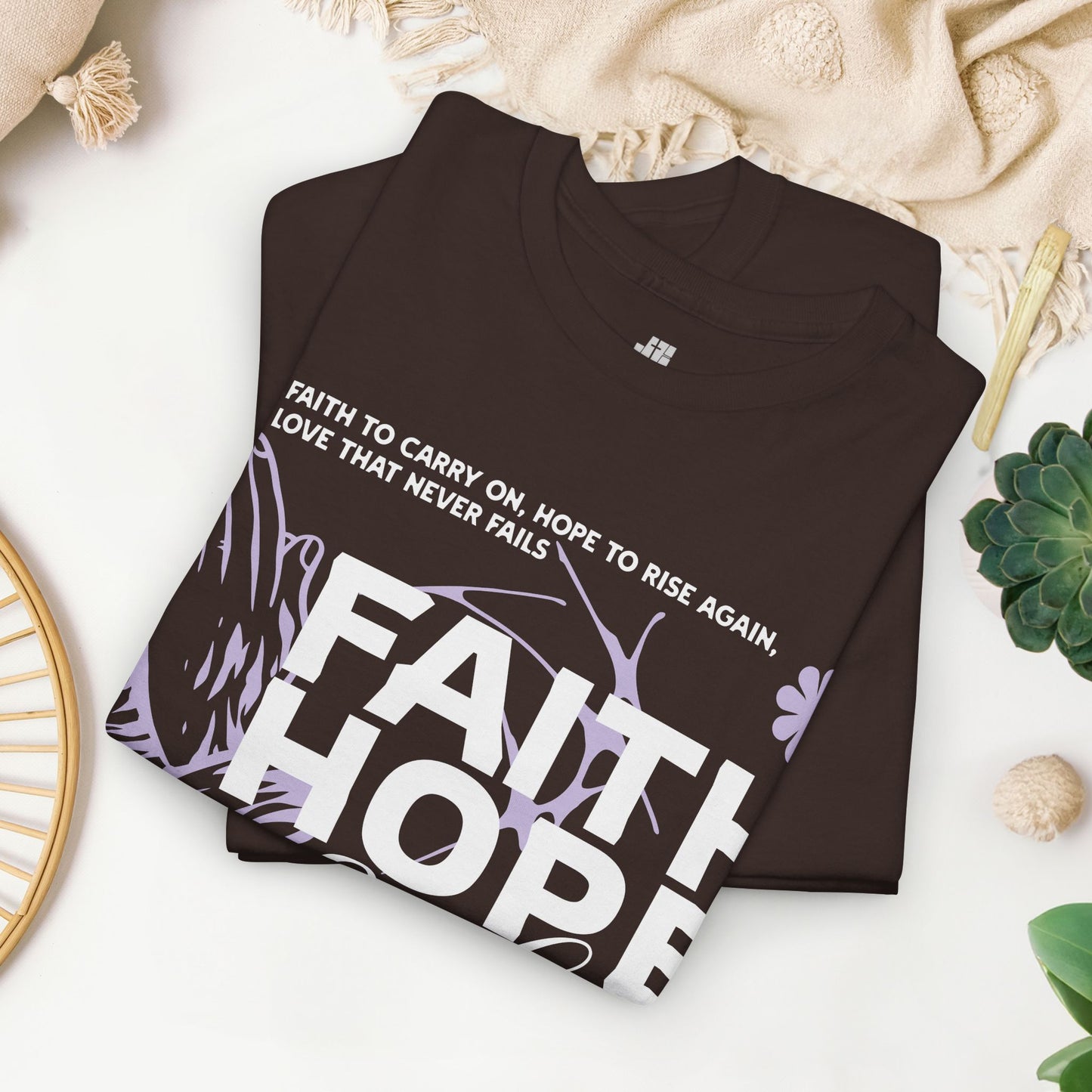 Faith Hope Love Heavy Cotton Tee