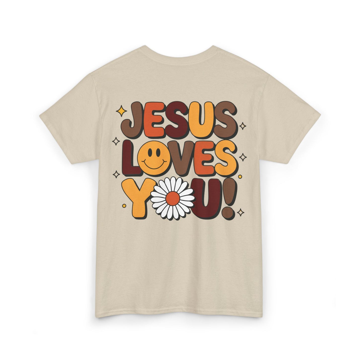 Jesus Loves You Heavy Cotton Tee