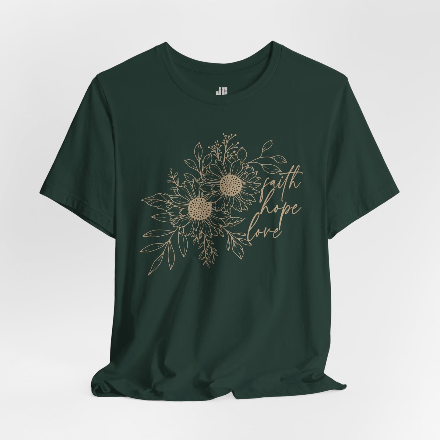 Faith Hope Love Soft Cotton Tee