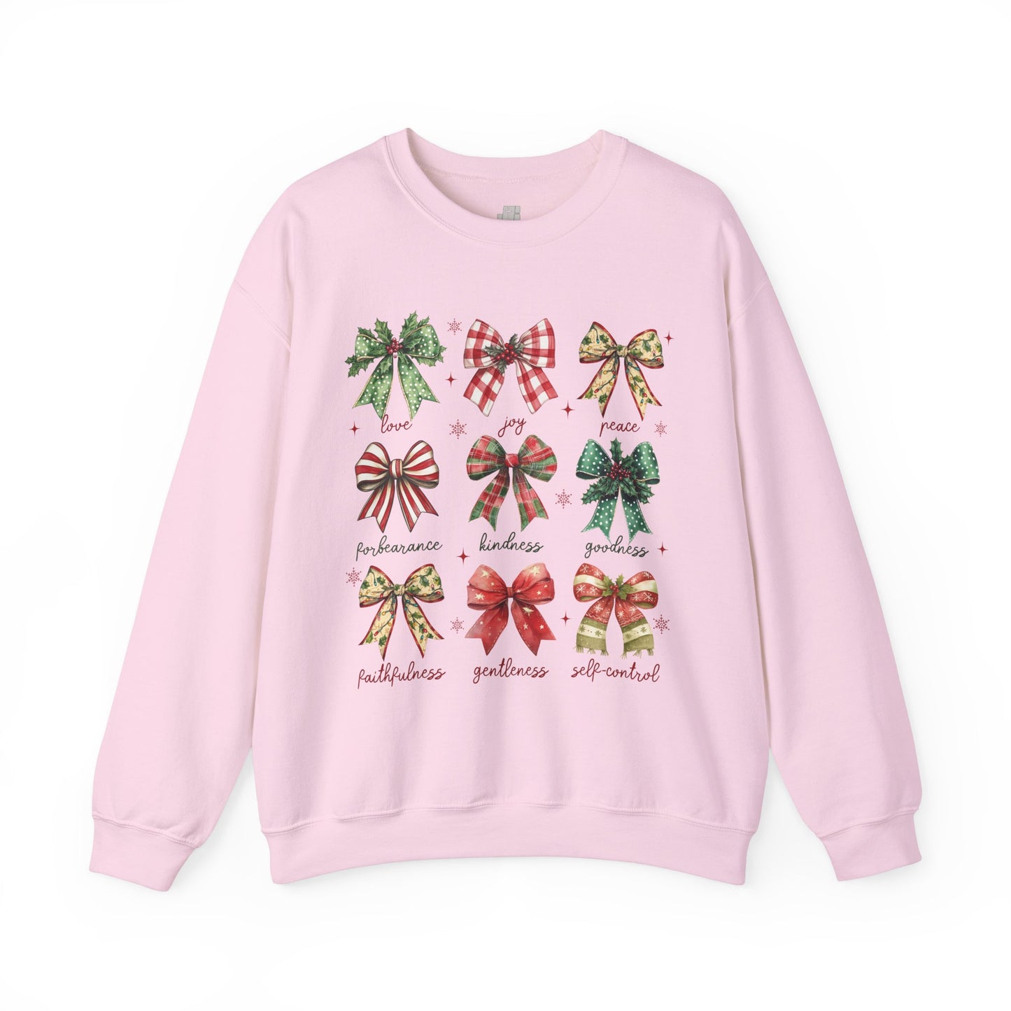 Christmas Fruit of The Spirit Christian Sweatshirt - Christian Pullover