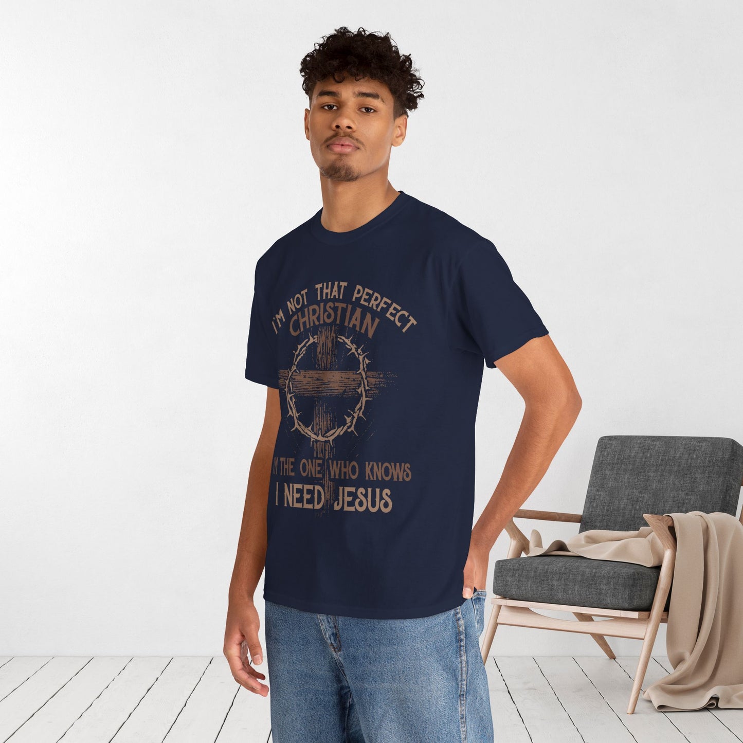 I'm Not The Perfect Christian Heavy Cotton Tee
