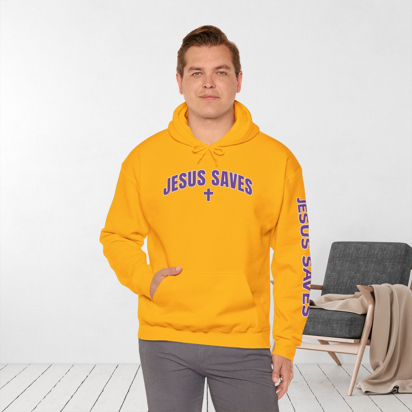 Jesus Saves Hoodie - Acts 4:12 Christian Hoodie
