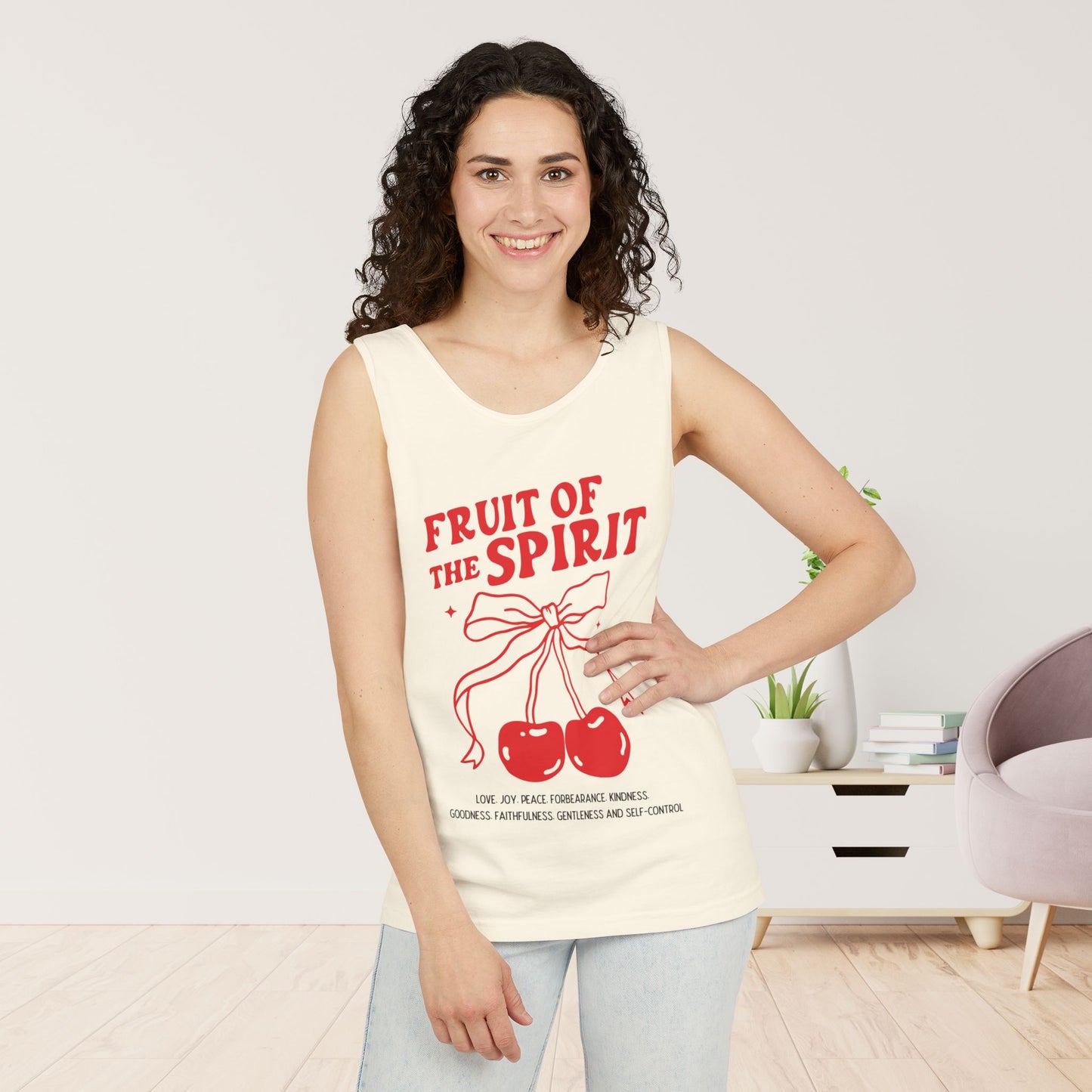 Fruit of The Spirit Comfort Colors Garment-Dyed Tank Top