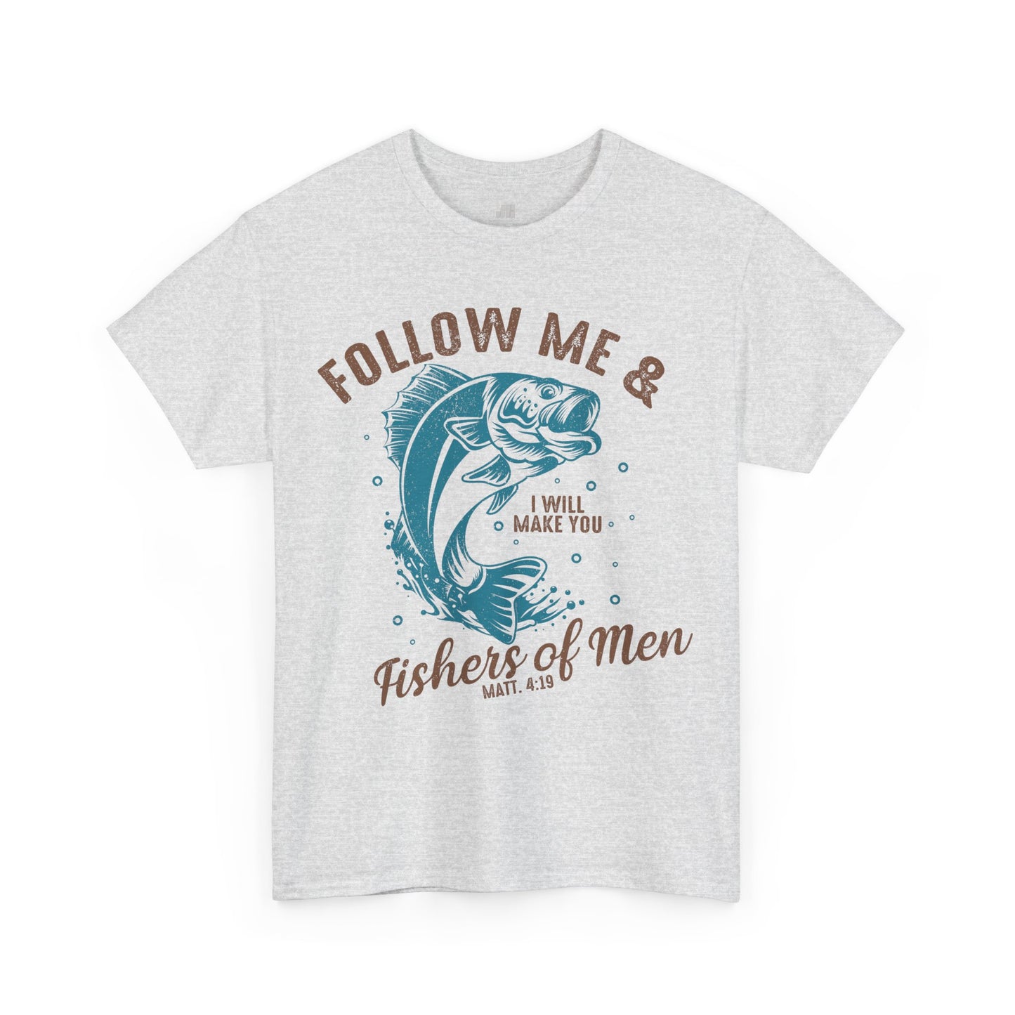 Follow Me Heavy Cotton Tee - Matthew 4:19
