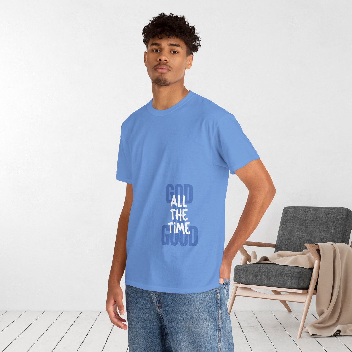 God is Good All The Time Heavy Cotton Tee