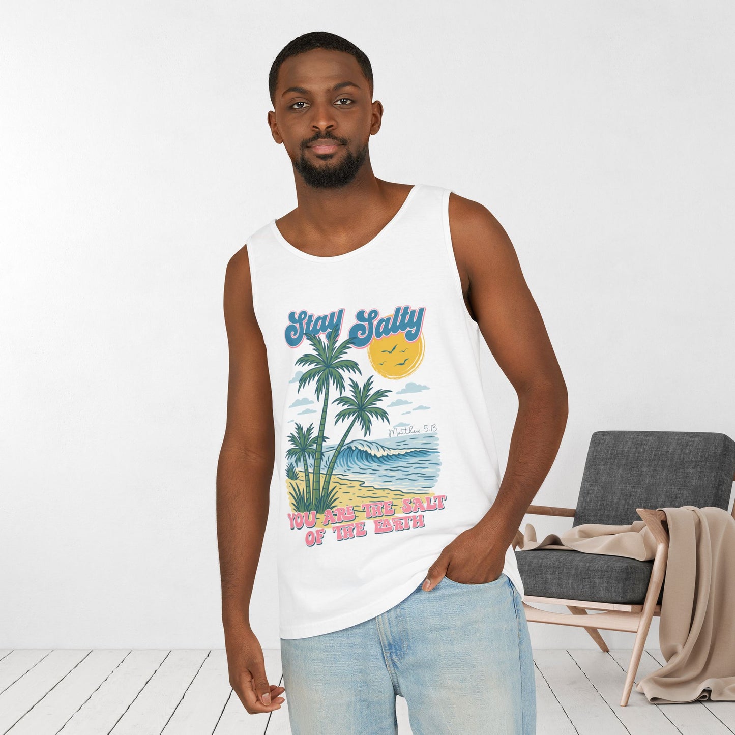 Stay Salty Comfort Colors Garment-Dyed Tank Top