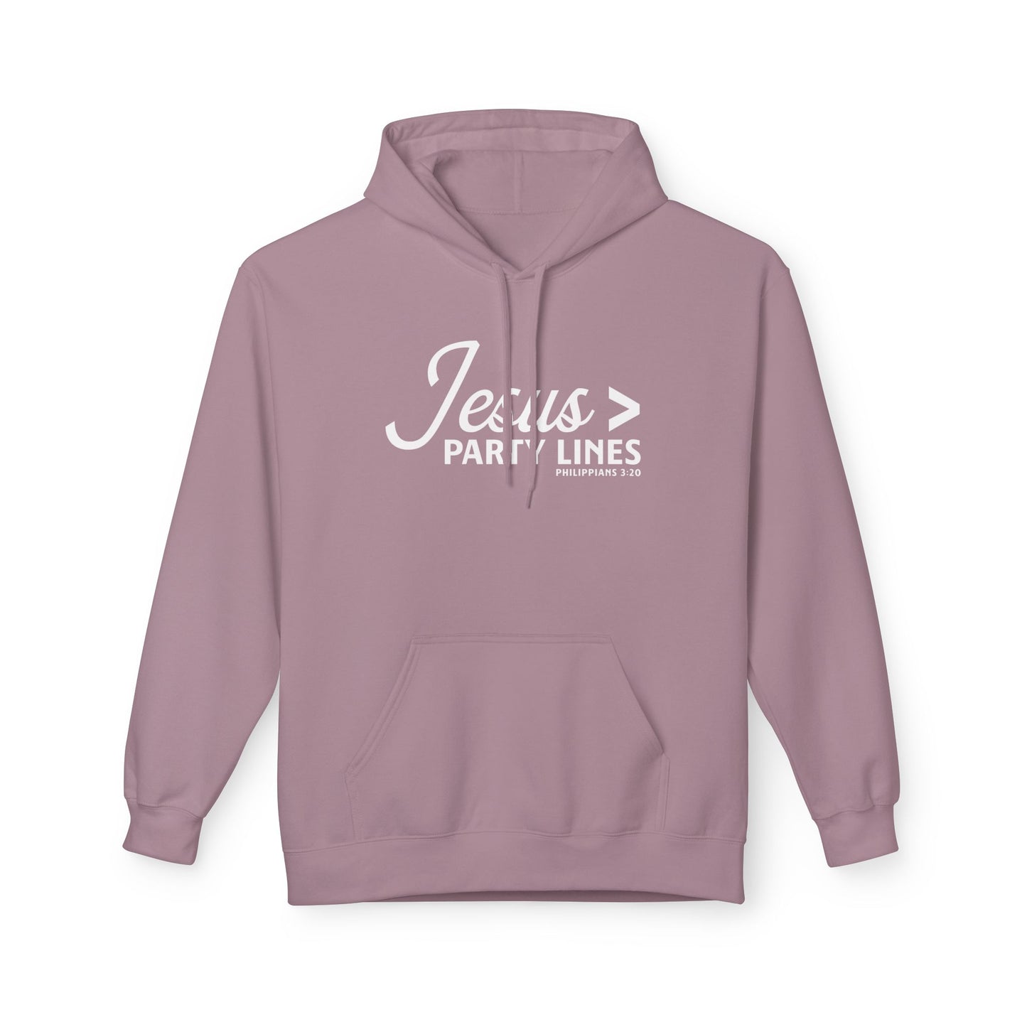 Jesus > Party Lines Unisex Midweight Hoodie