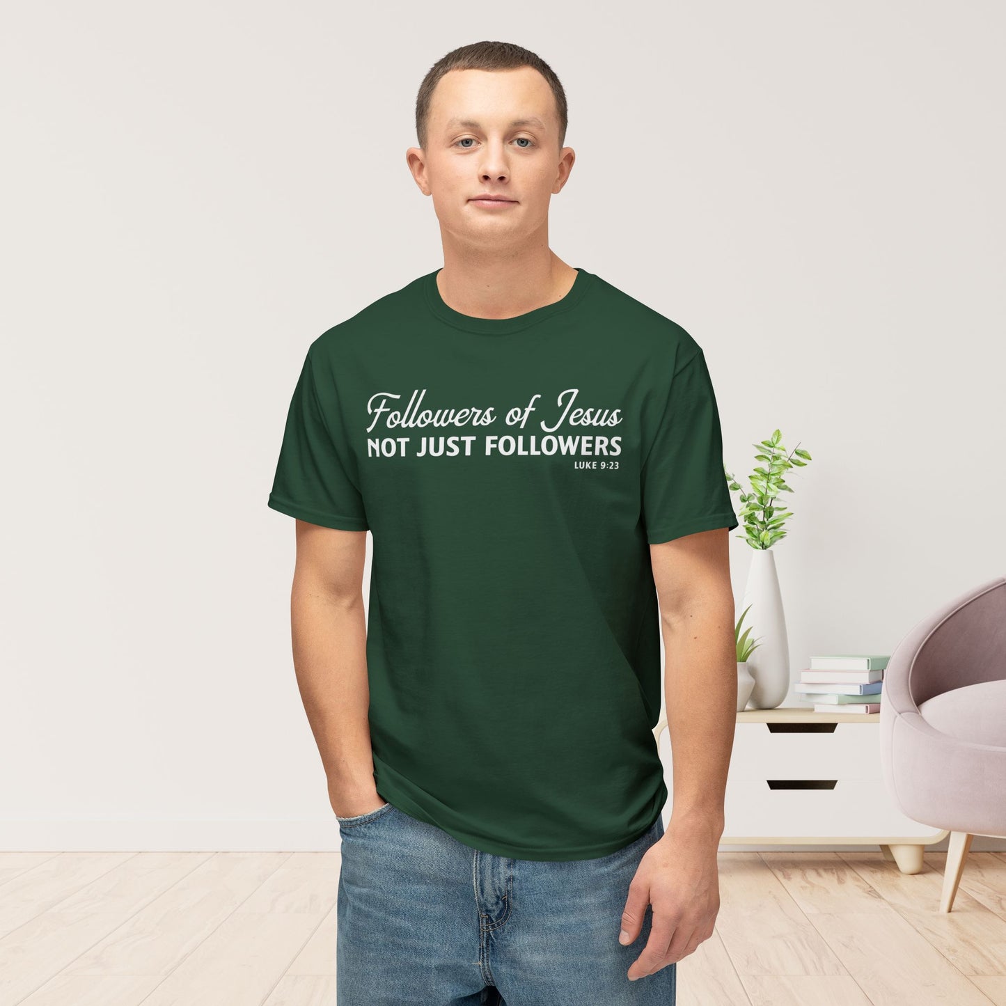 Followers of Jesus, Not Just Followers Unisex HD Cotton Tee