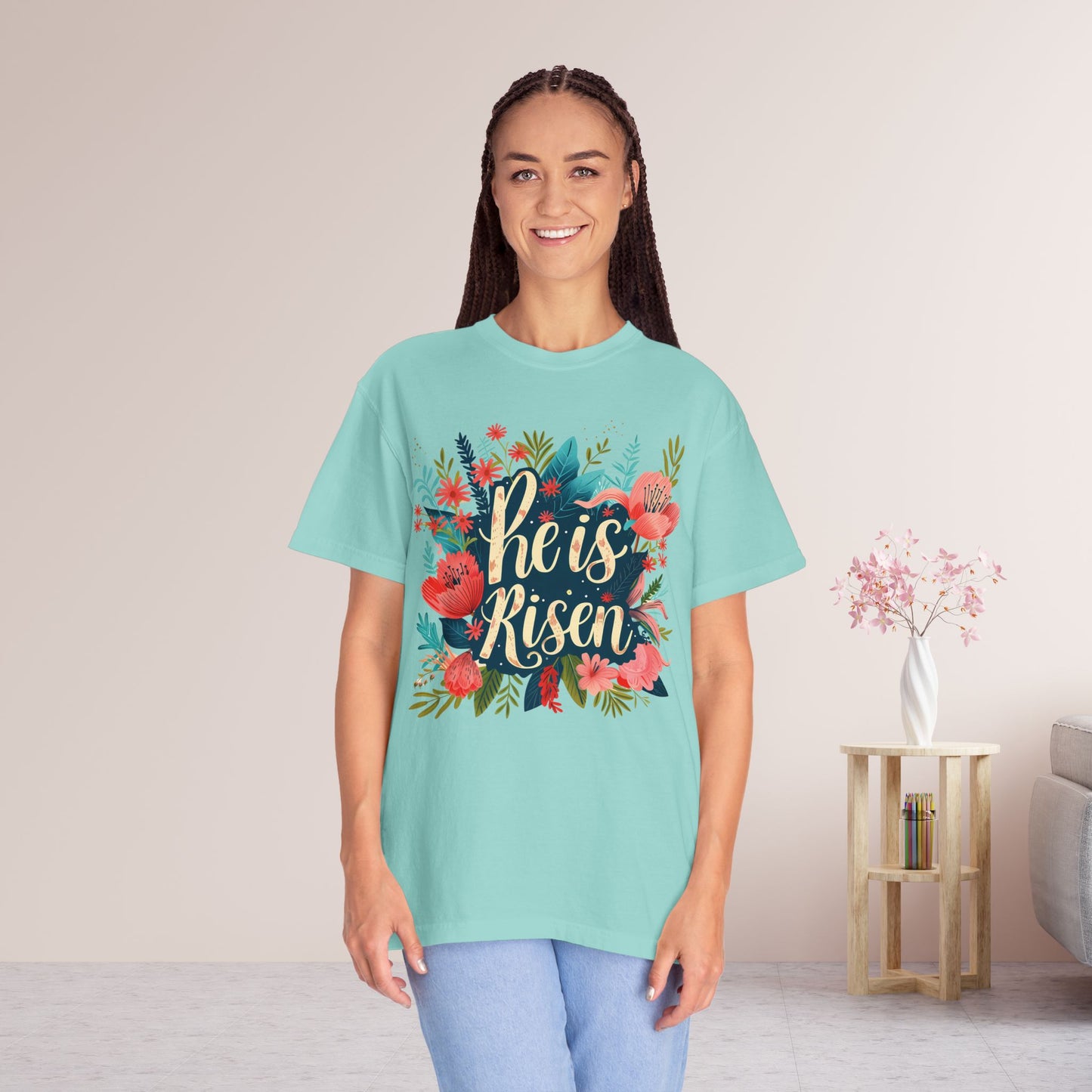 He is Risen Women's Comfort Colors Shirt