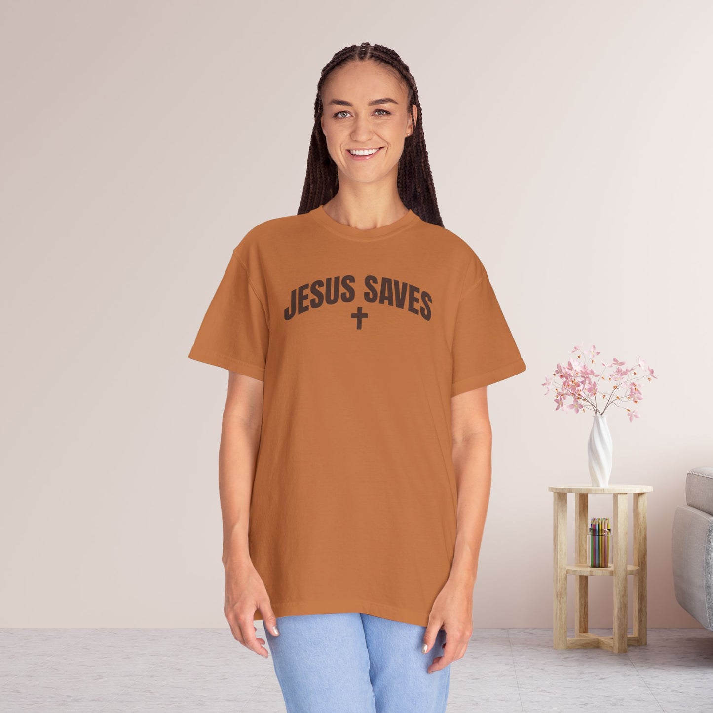 Jesus Saves Comfort Colors Shirt - Fall Edition - Acts 4:12