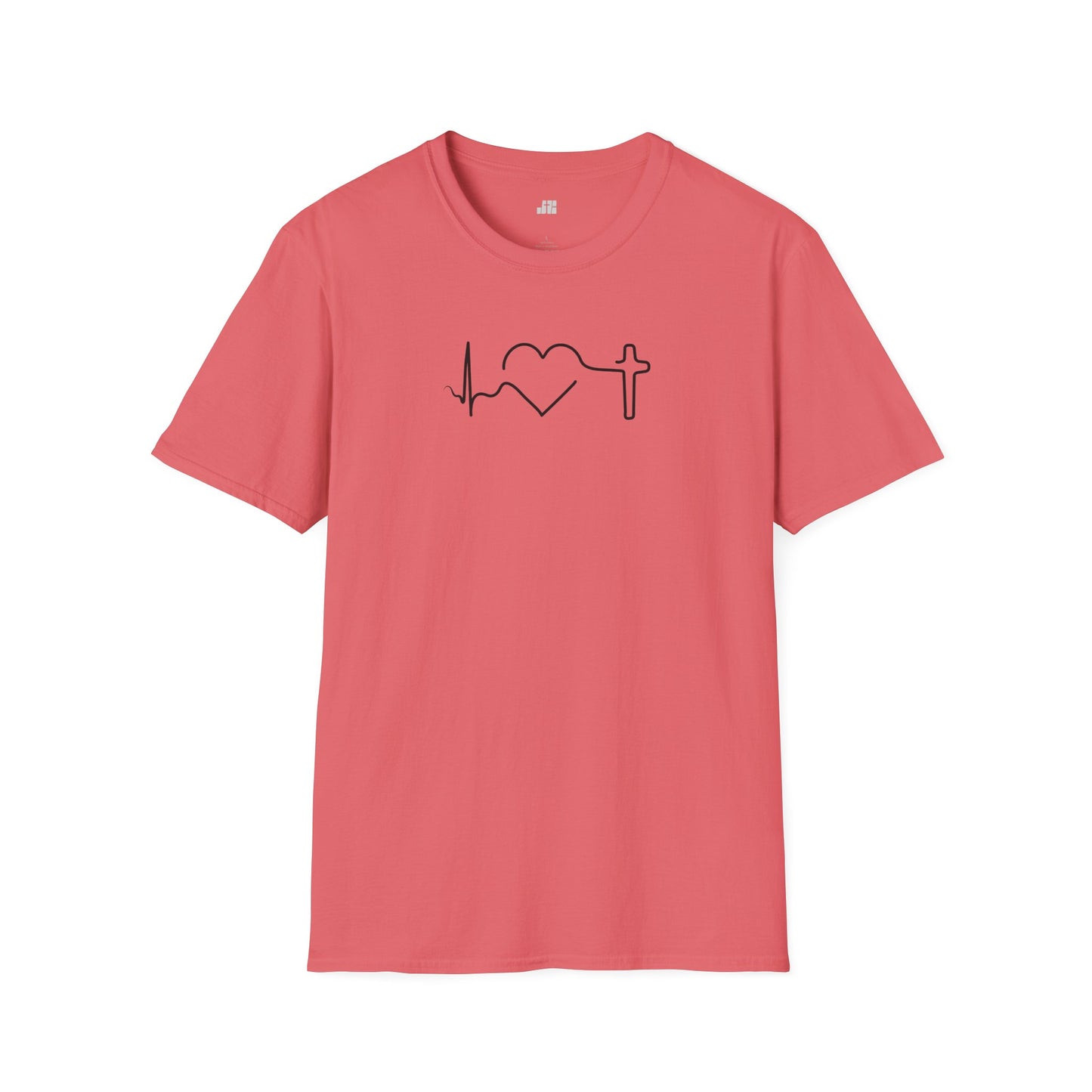 Heartbeat of Faith Softstyle T-shirt