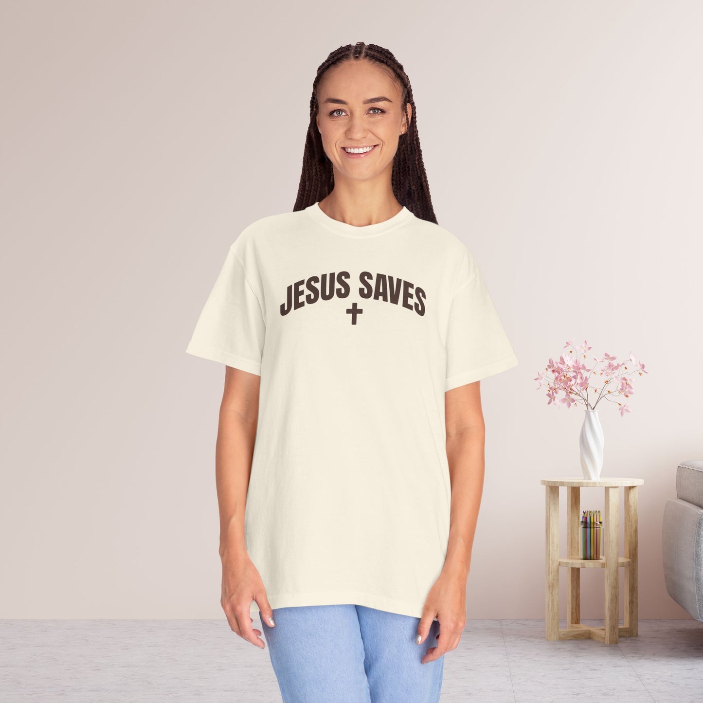 Jesus Saves Comfort Colors Shirt - Fall Edition - Acts 4:12