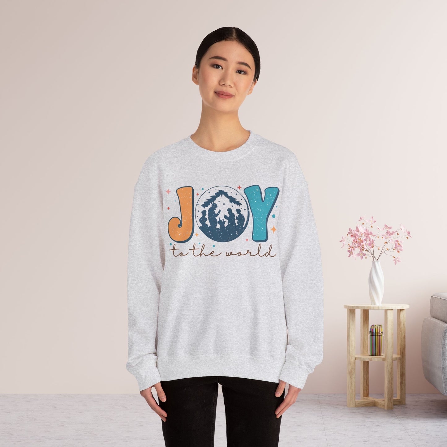 Joy To The World Christian Sweatshirt - Christian Pullover