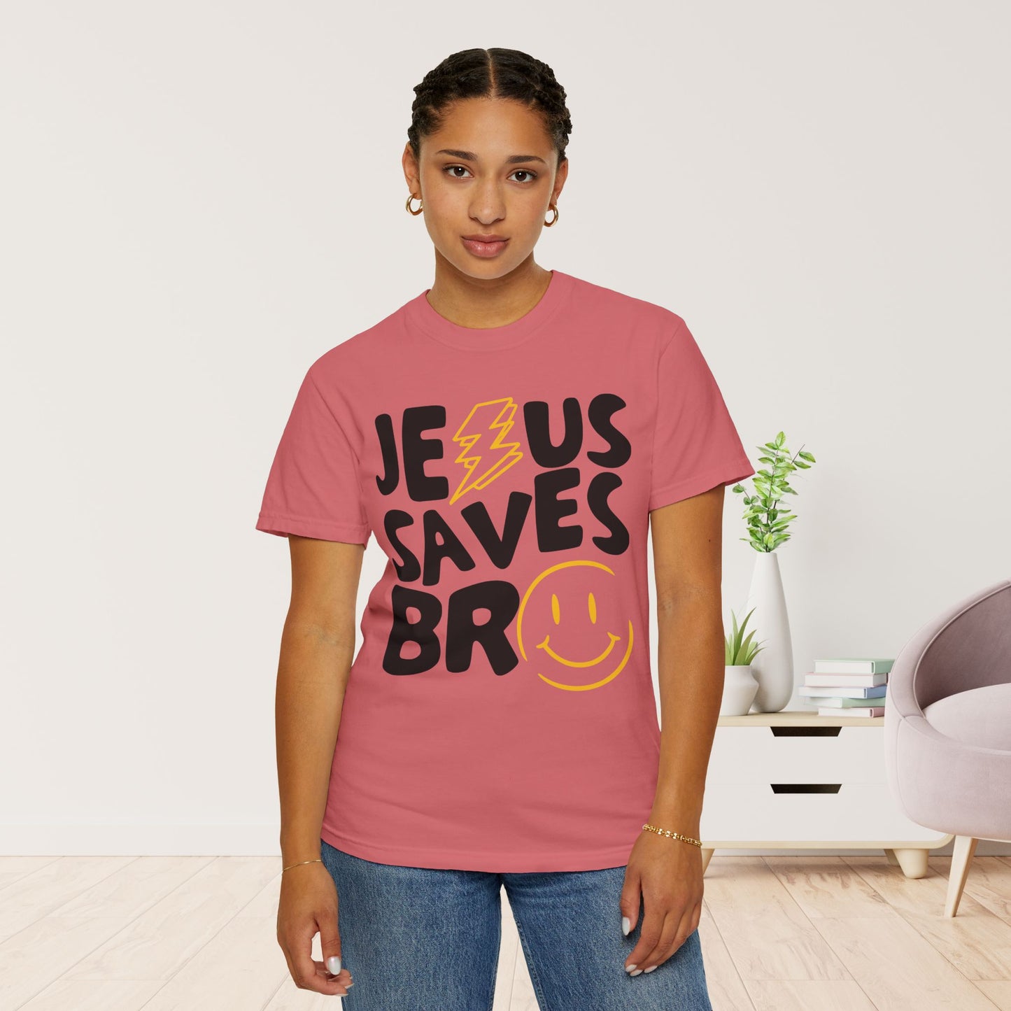 Jesus Saves Bro Comfort Colors Shirt