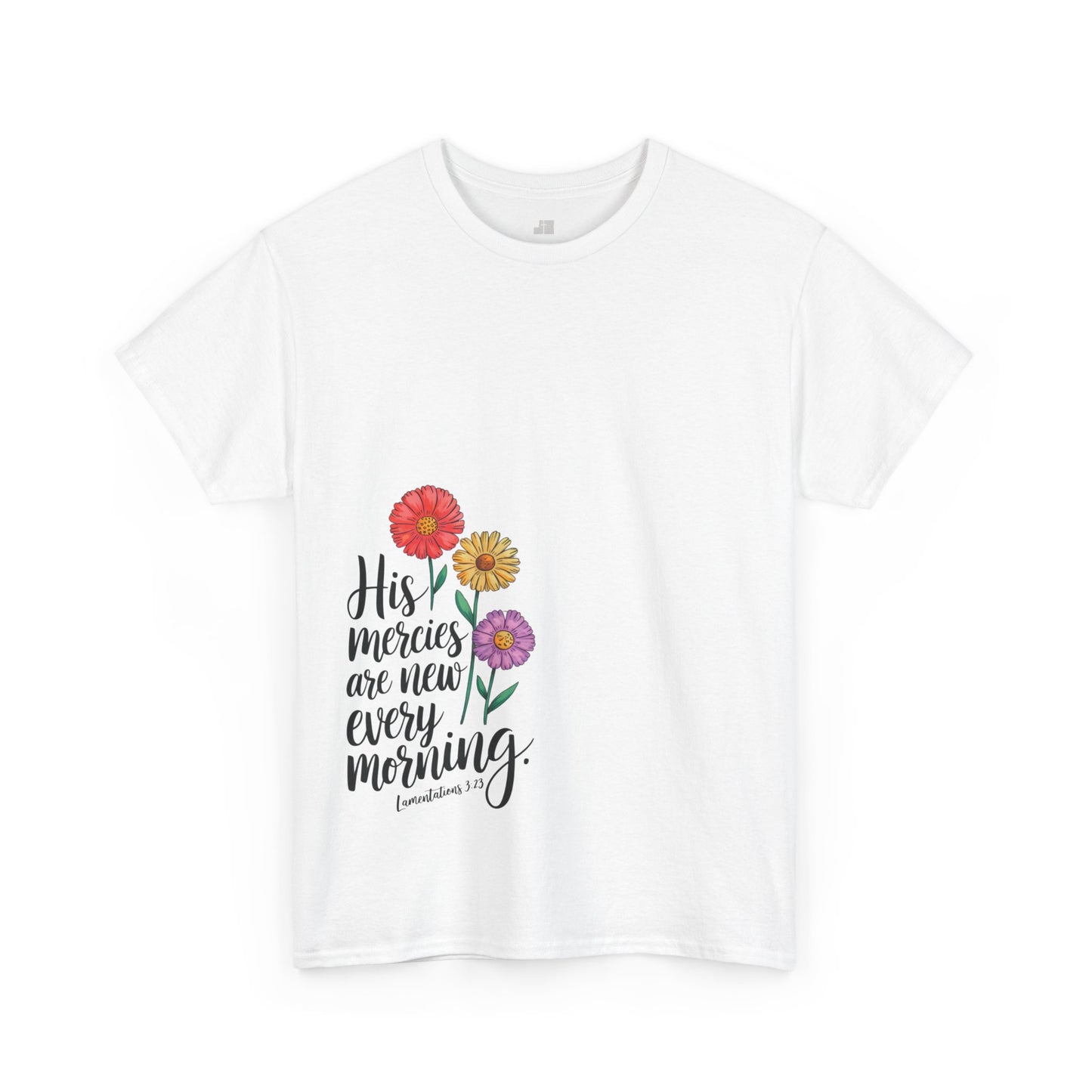 His Mercies Are New Every Morning Heavy Cotton Tee