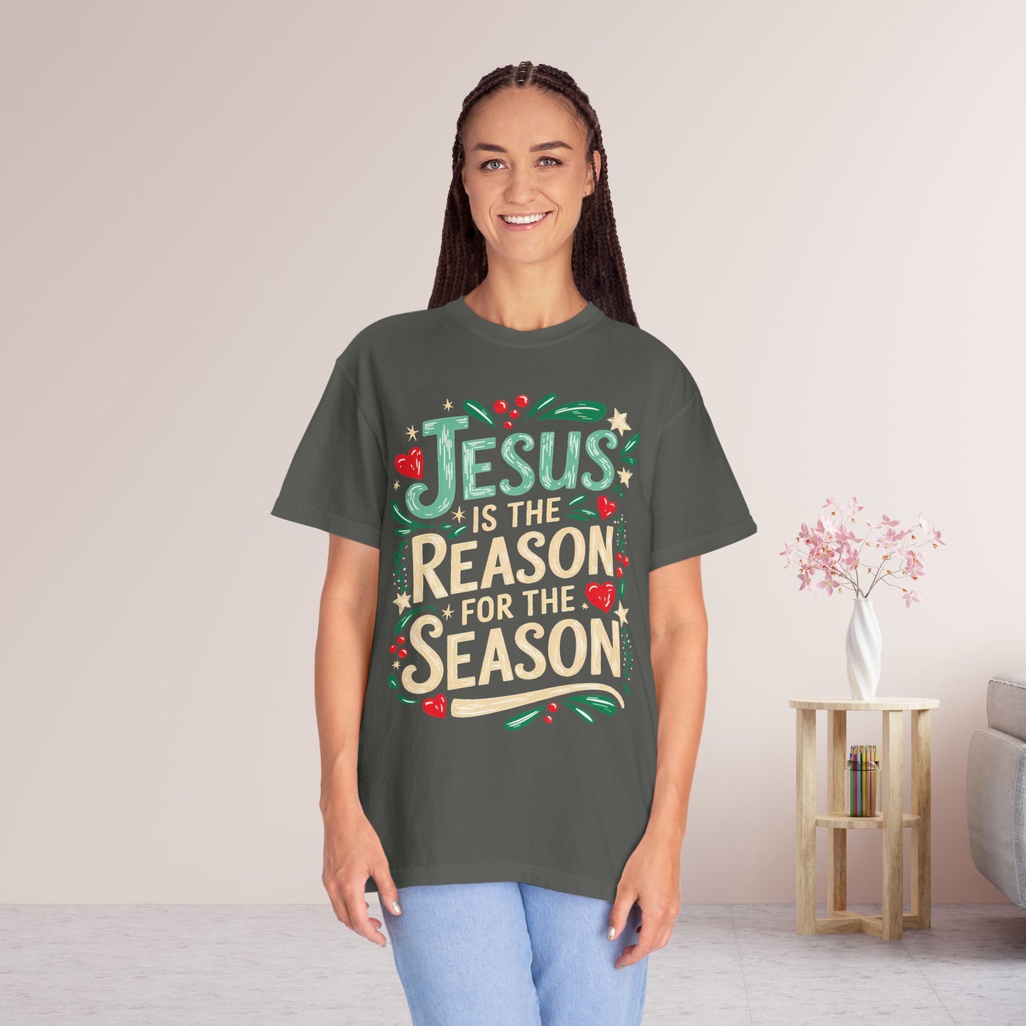 Jesus Is The Reason For The Season Comfort Colors Shirt