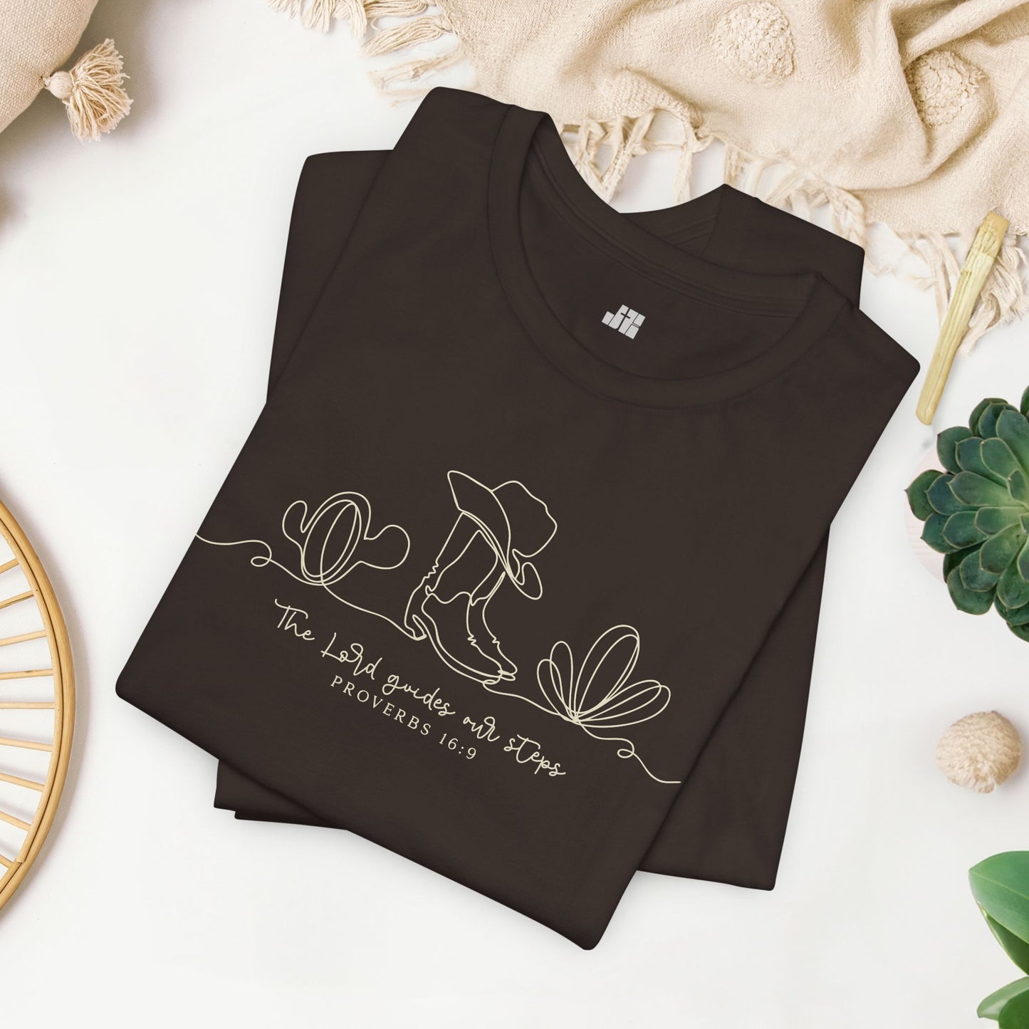 The Lord Guides Our Steps Soft Cotton Tee