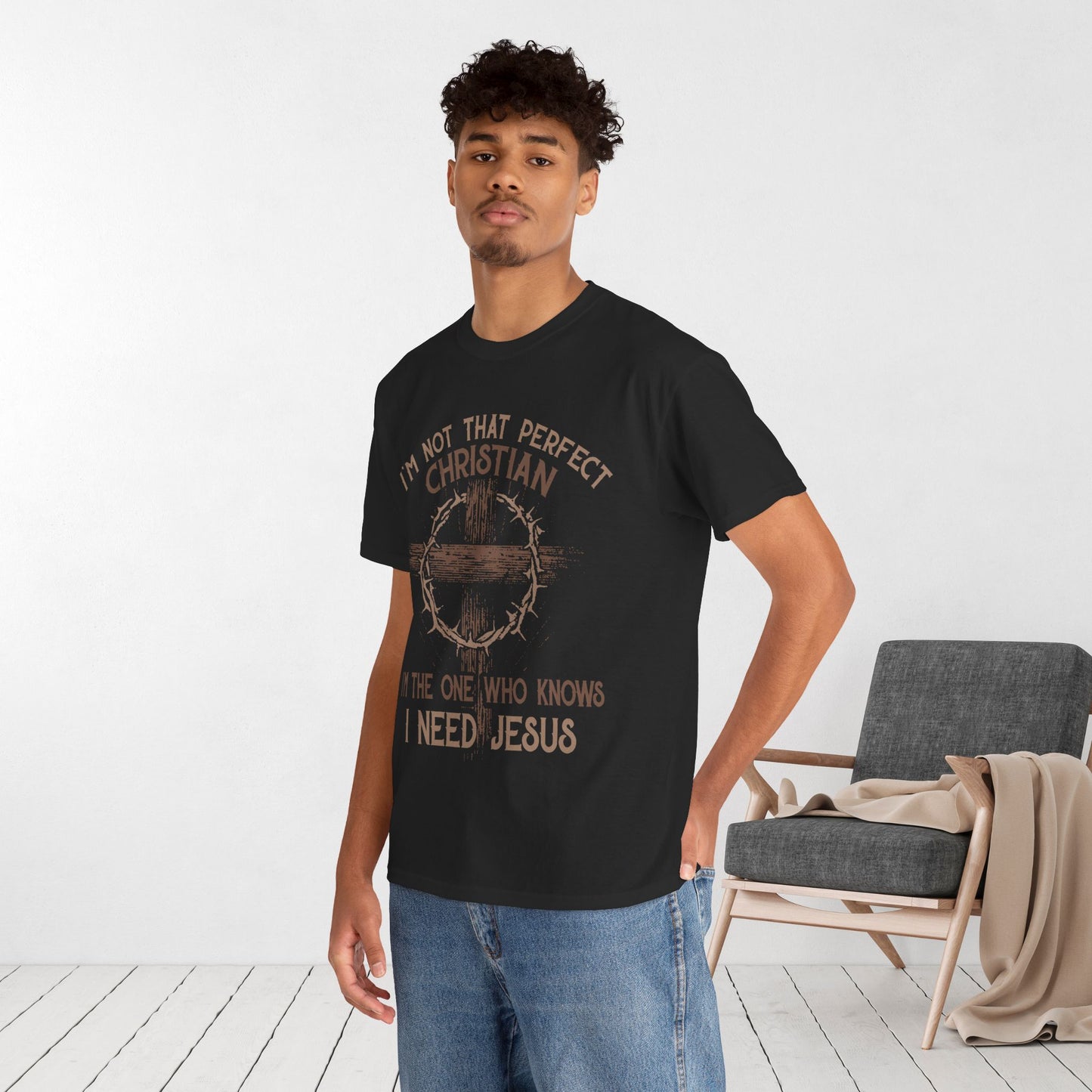 I'm Not The Perfect Christian Heavy Cotton Tee