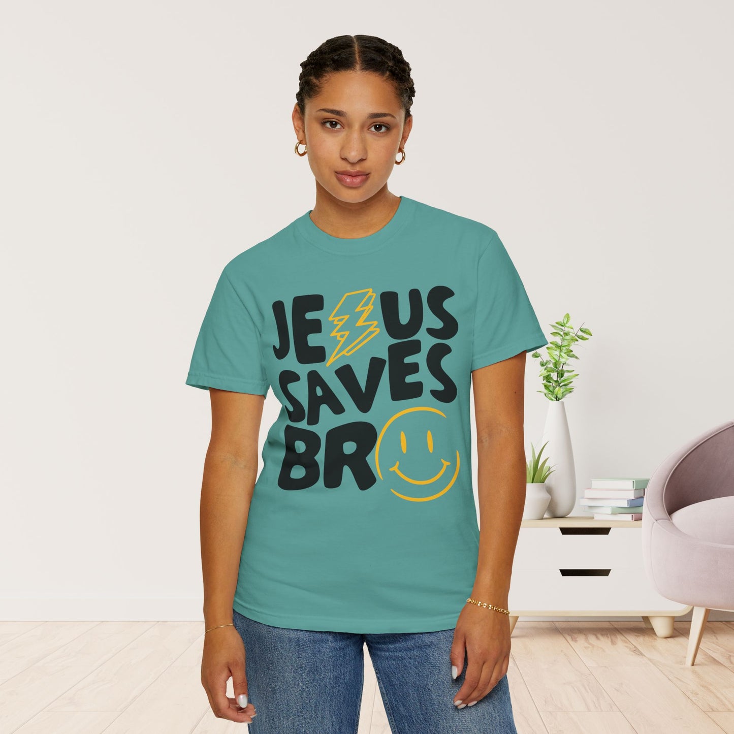 Jesus Saves Bro Comfort Colors Shirt