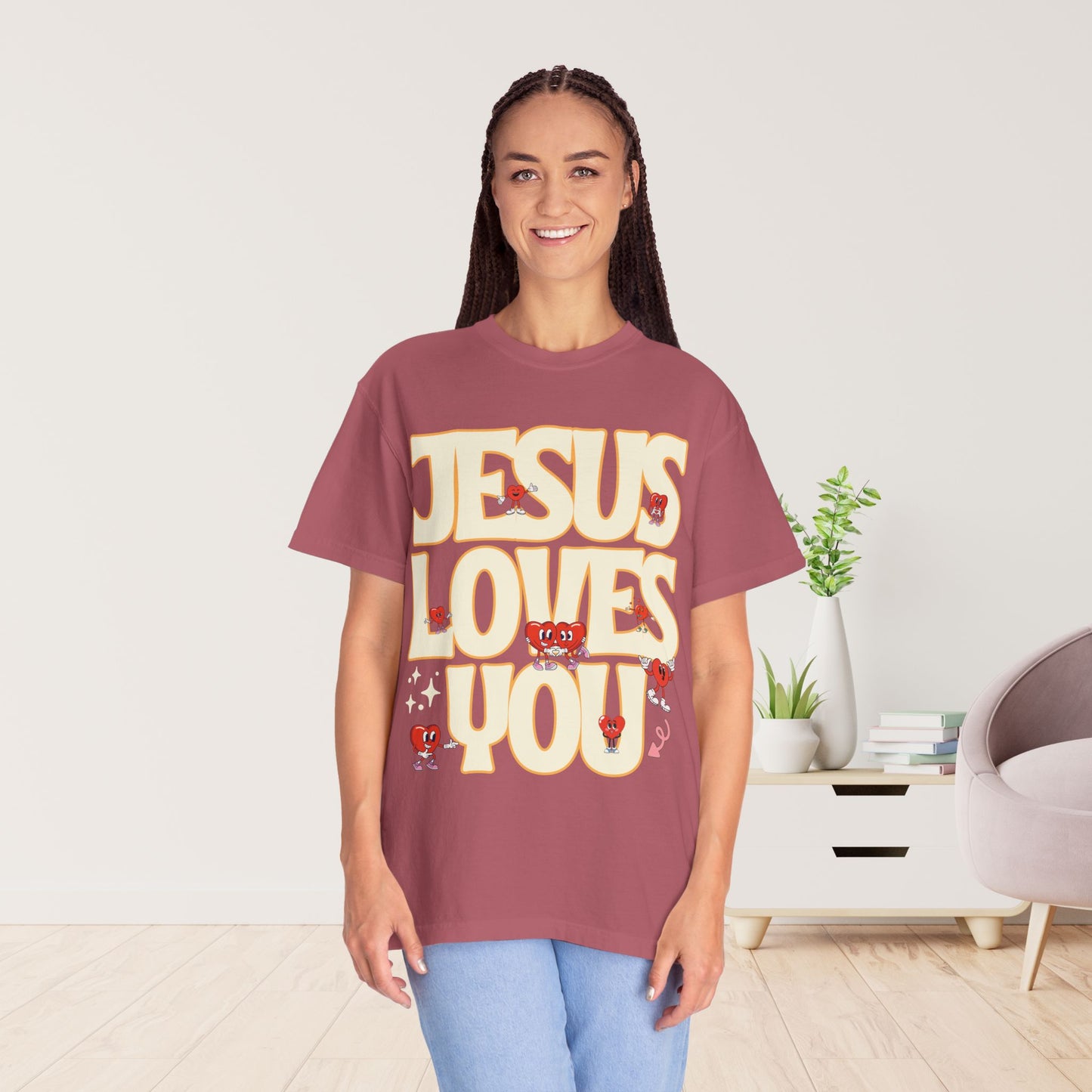 Jesus Loves You Comfort Colors Shirt