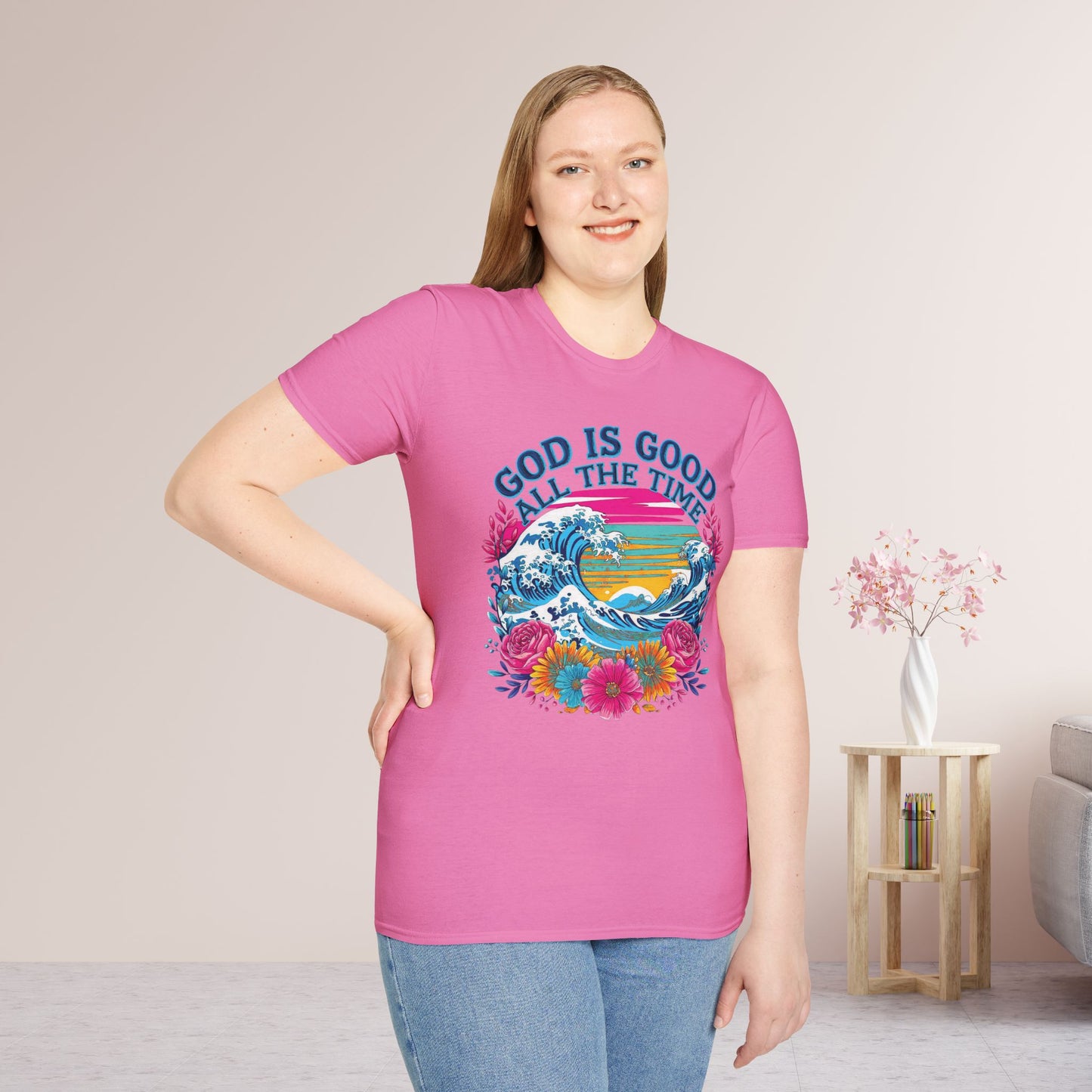 God is Good All The Time Softstyle T-shirt