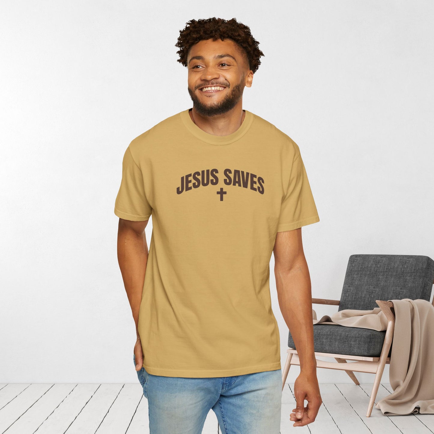 Jesus Saves Comfort Colors Shirt - Fall Edition - Acts 4:12