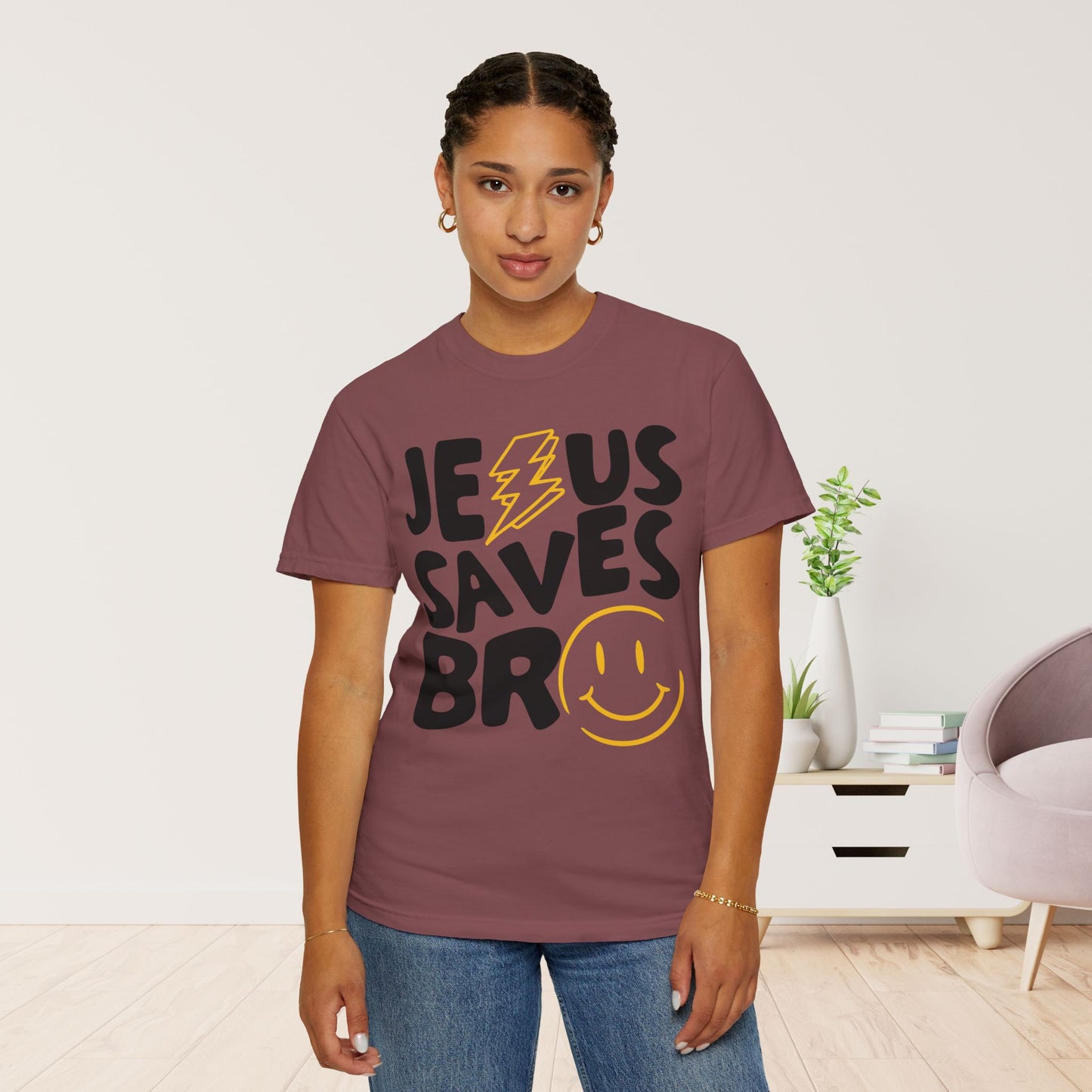 Jesus Saves Bro Comfort Colors Shirt