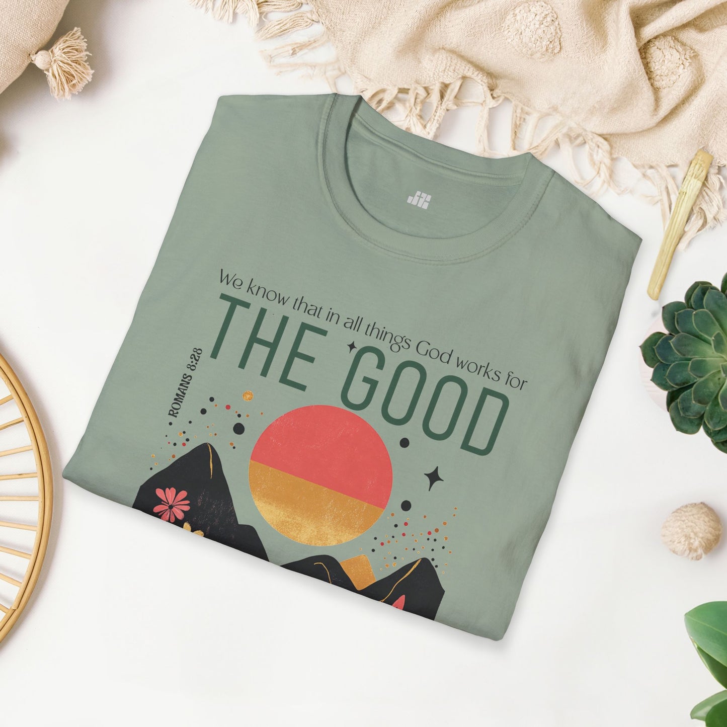 All Things for Good Romans 8:28 Softstyle T-shirt