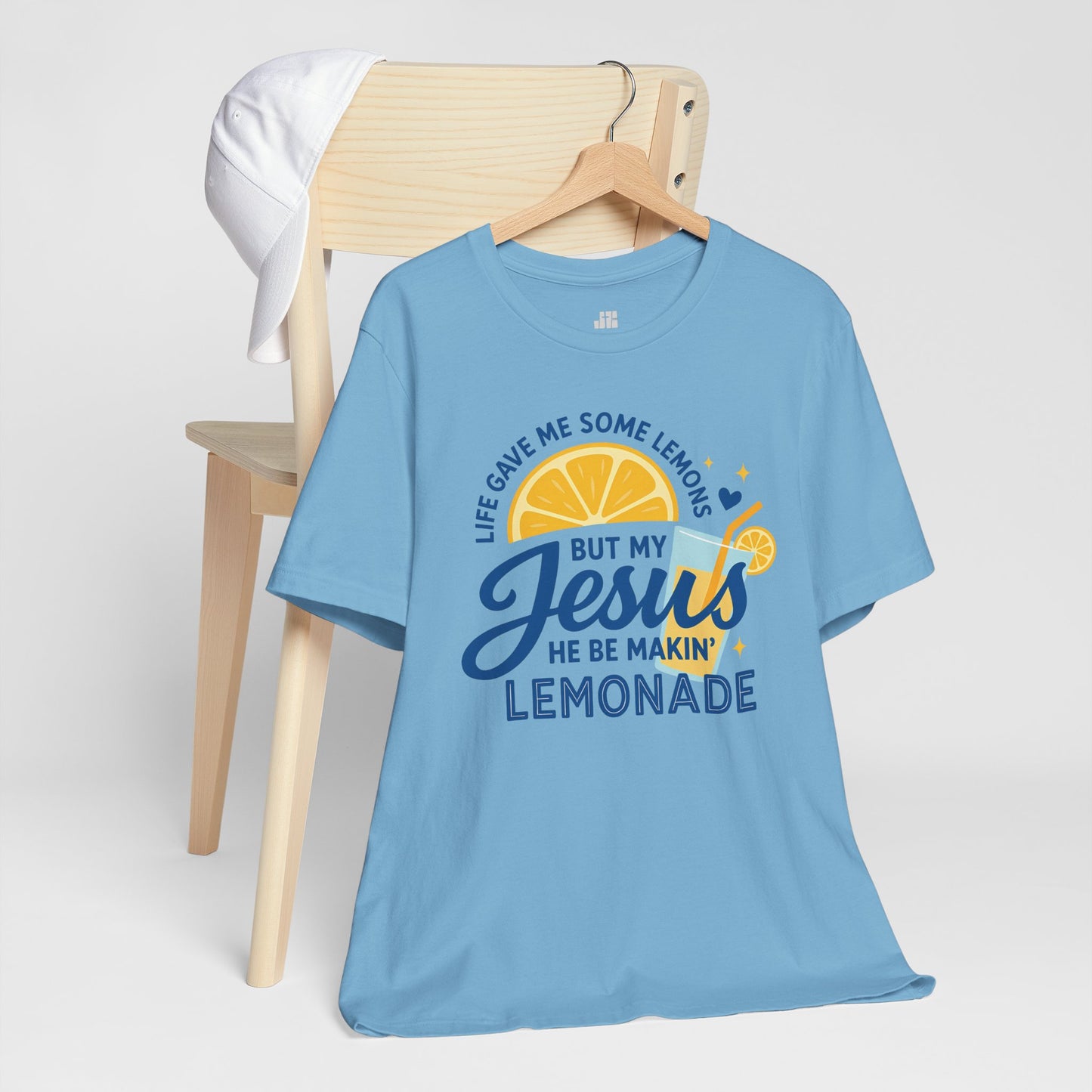 Life Gave Me Lemons But My Jesus Makes Lemonade Soft Cotton Tee