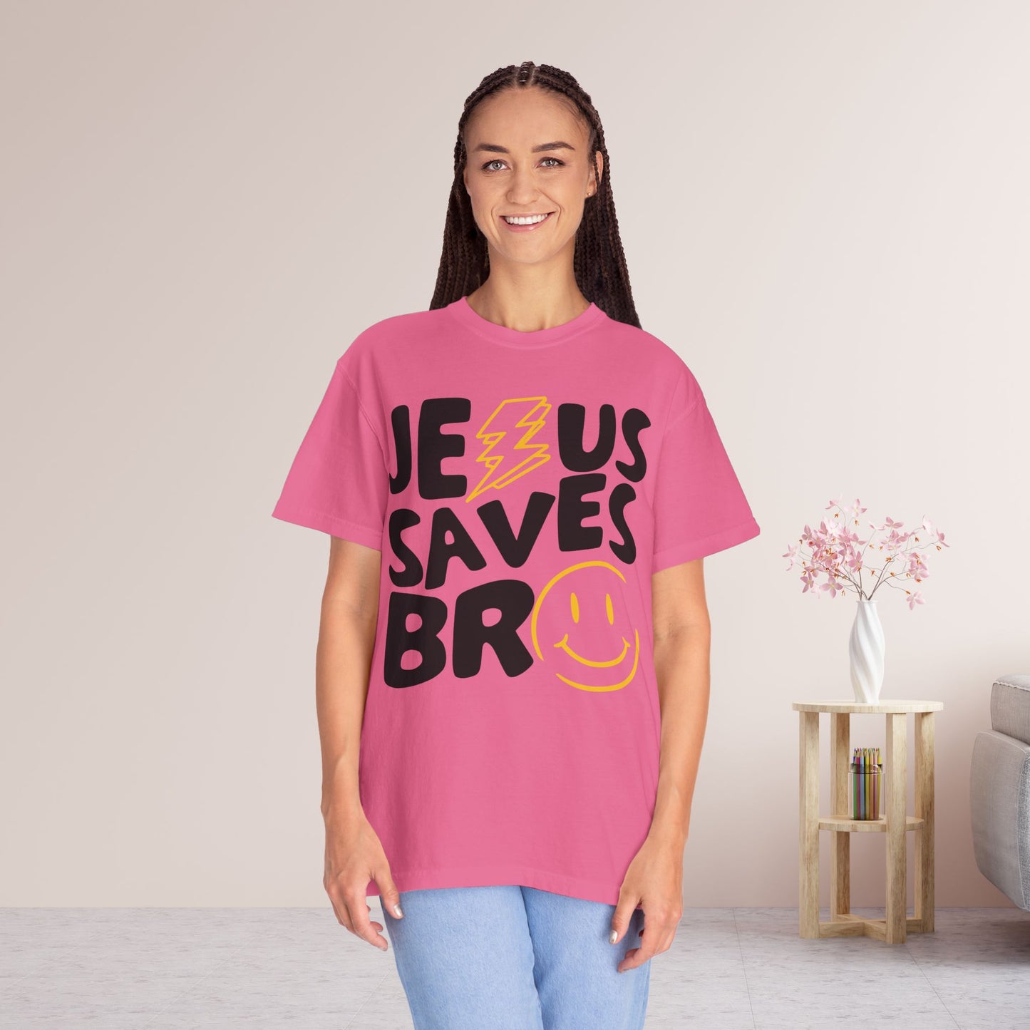 Jesus Saves Bro Comfort Colors Shirt