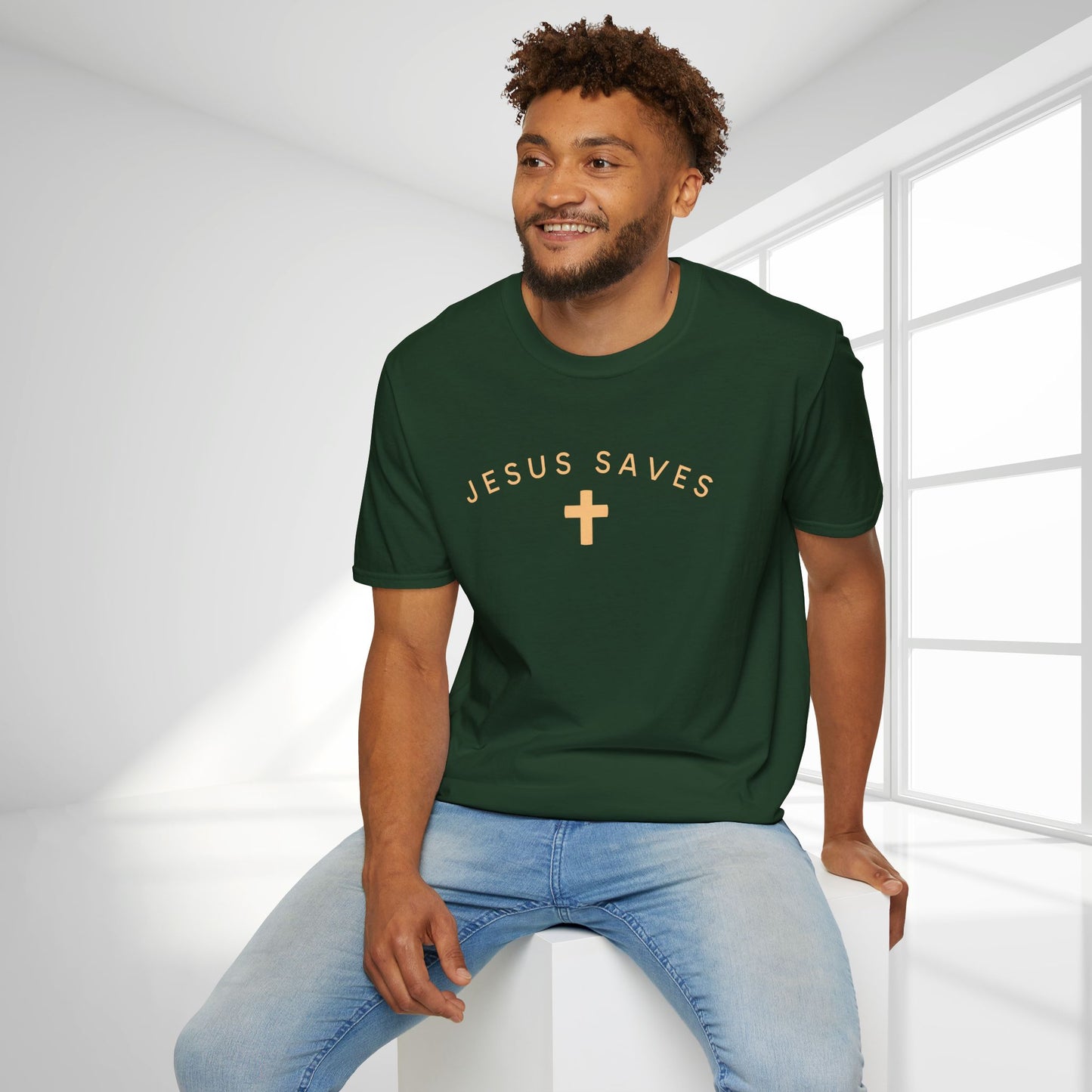 Jesus Saves Softstyle T-shirt - Fall Edition