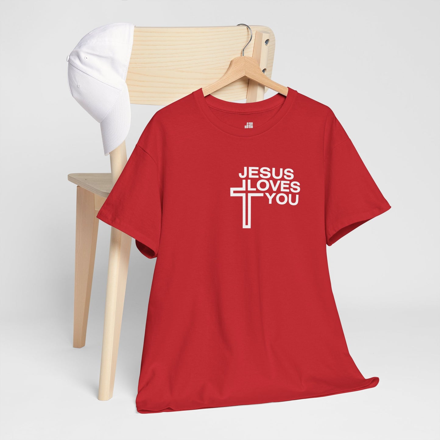 Jesus Loves You Heavy Cotton Tee