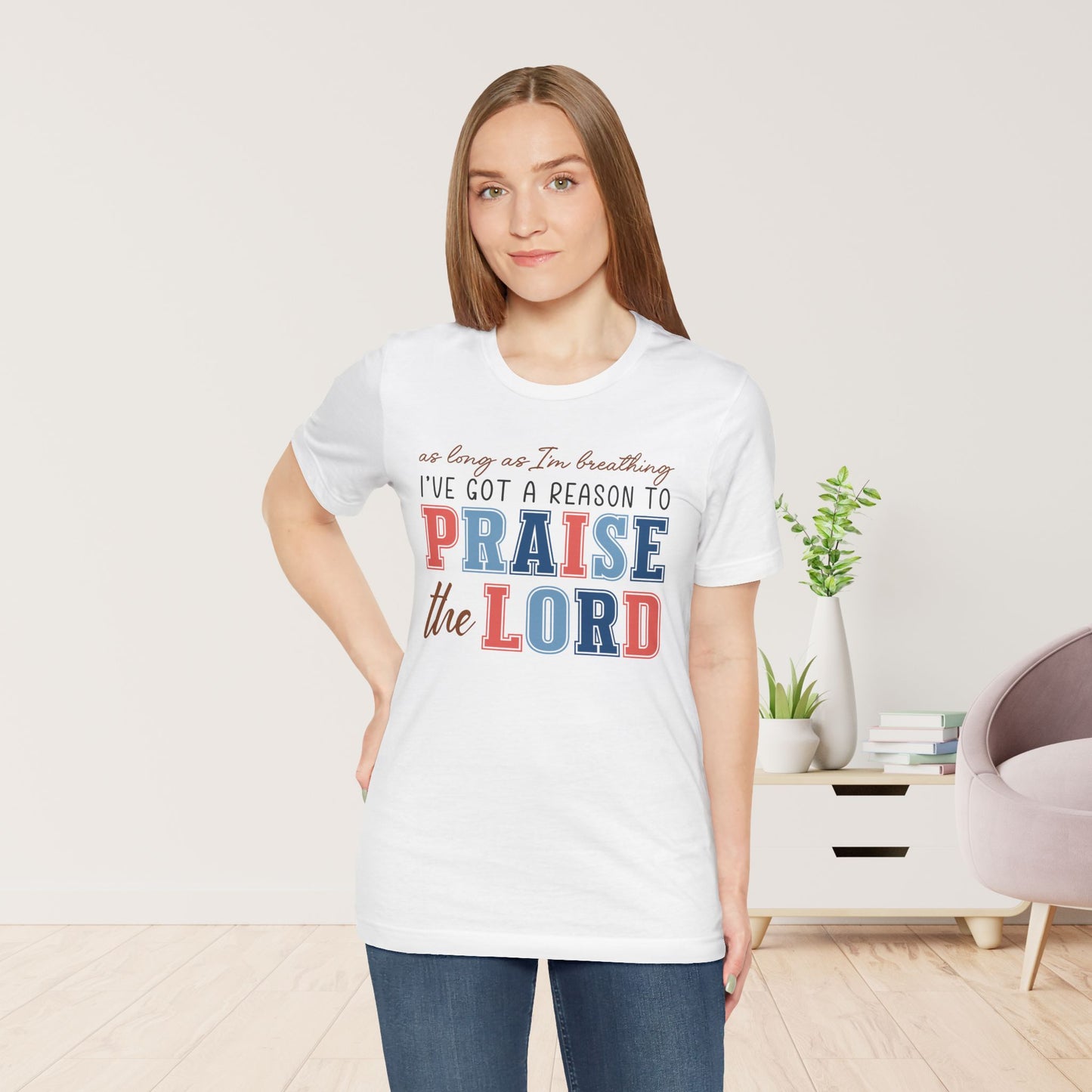 Praise The Lord Soft Cotton Tee - Christian Shirt