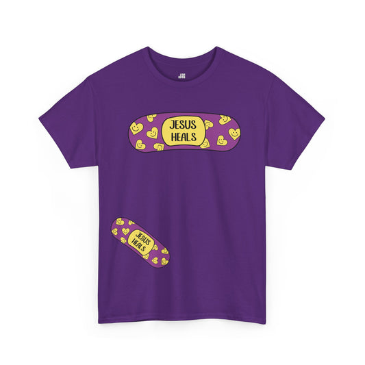 Jesus Heals Heavy Cotton Tee