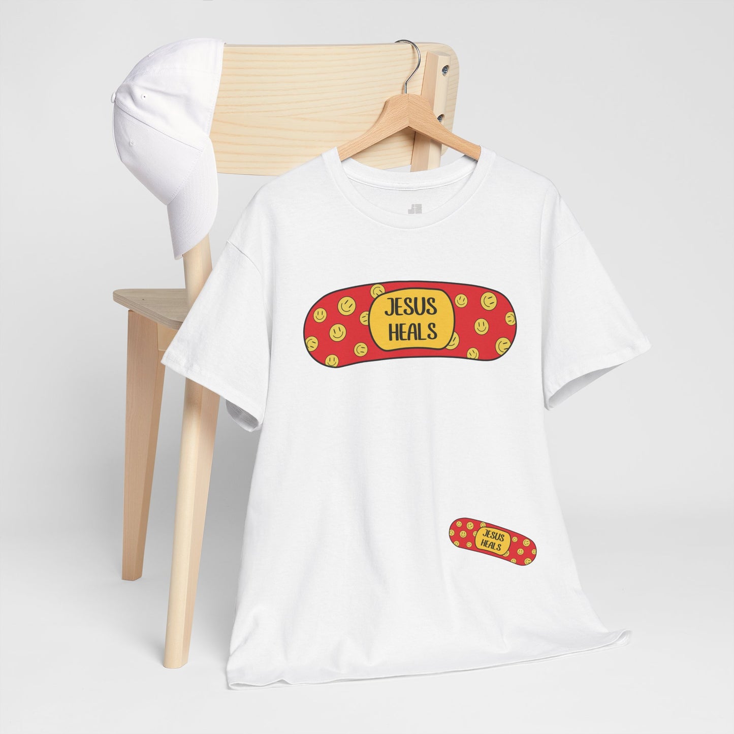 Jesus Heals Heavy Cotton Tee