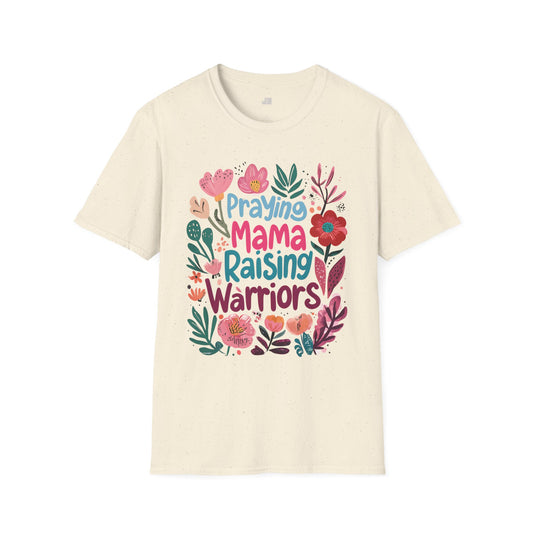 Praying Mama Raising Warriors Softstyle T-shirt