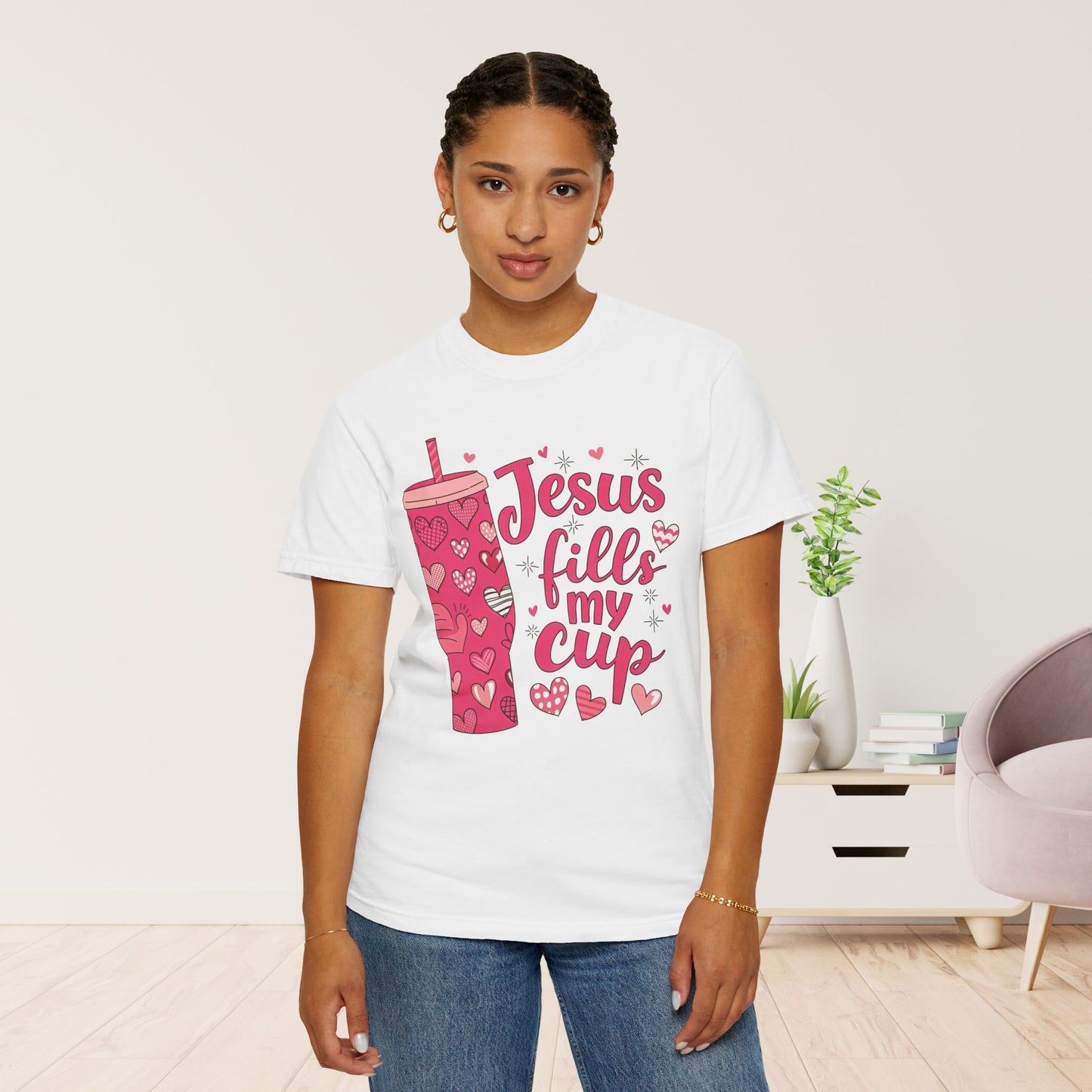 Jesus Fills My Cup Comfort Colors Shirt