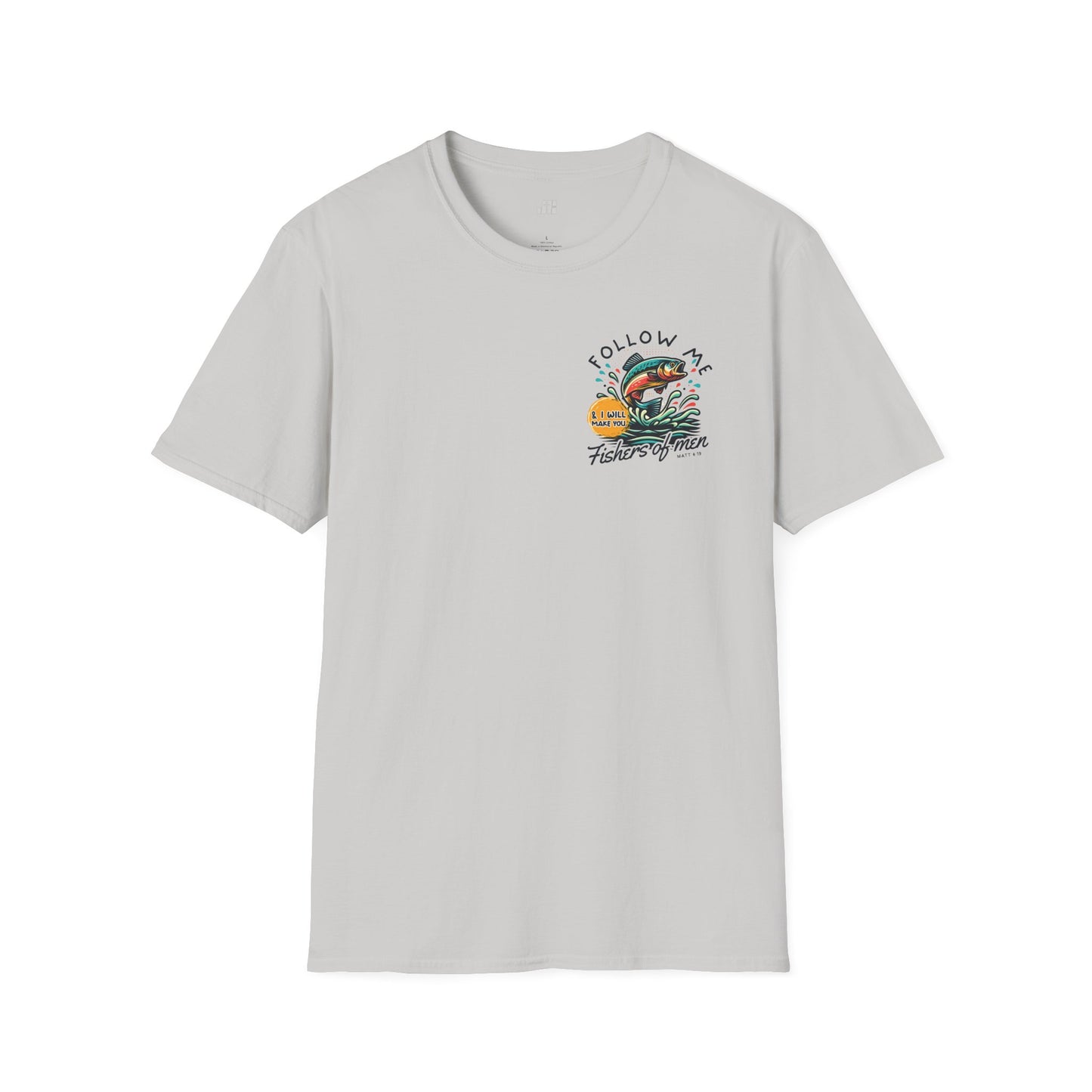 Follow Me Matthew 4:19 Men's Softstyle T-shirt
