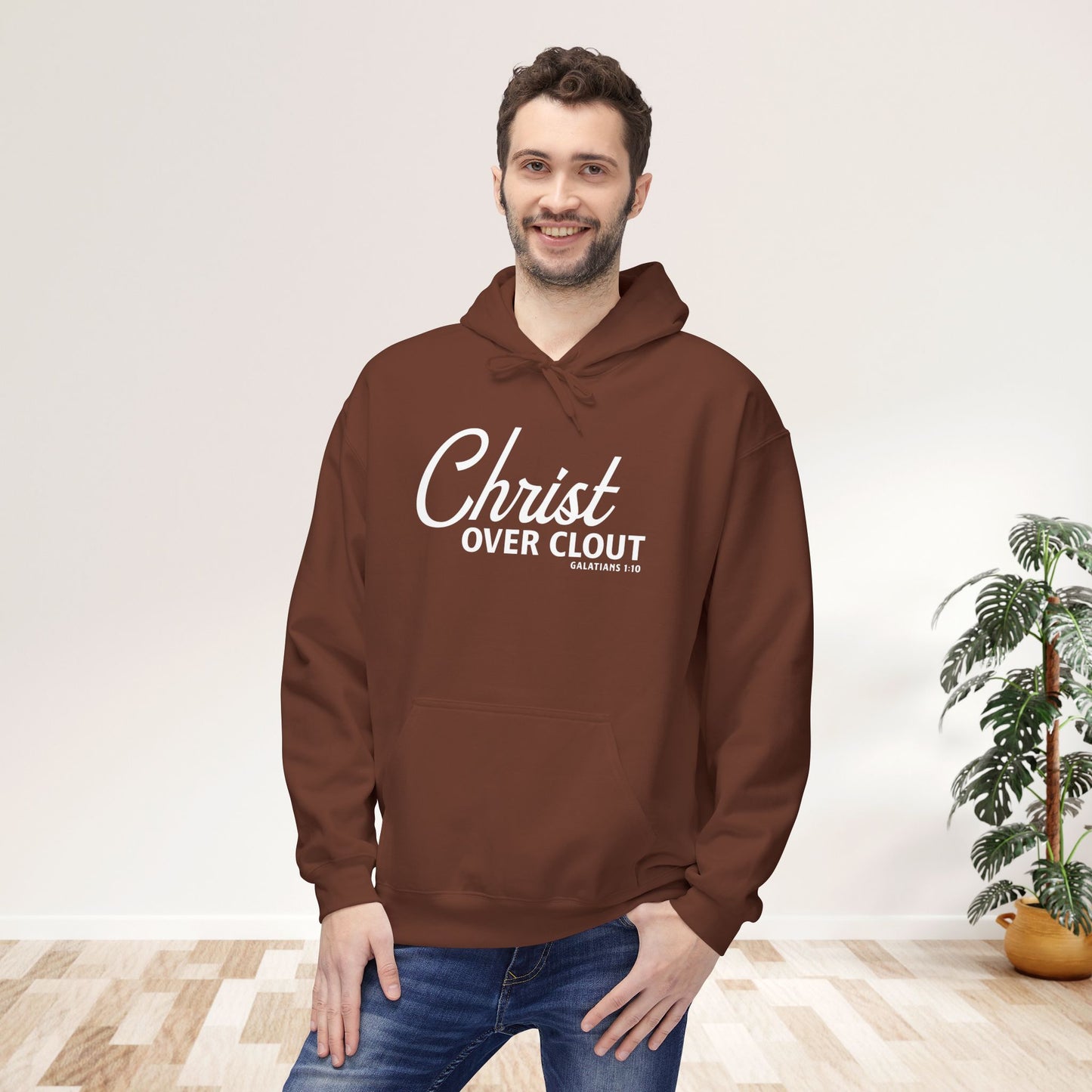 Christ Over Clout Unisex Midweight Hoodie