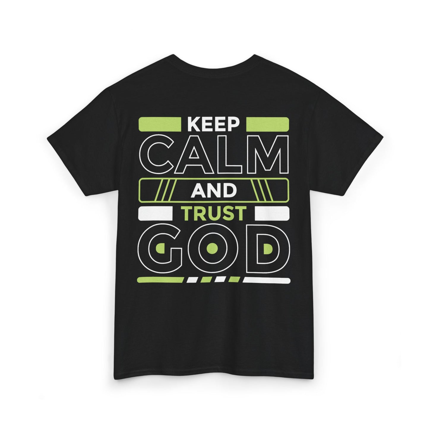 Keep Calm and Trust God Heavy Cotton Tee