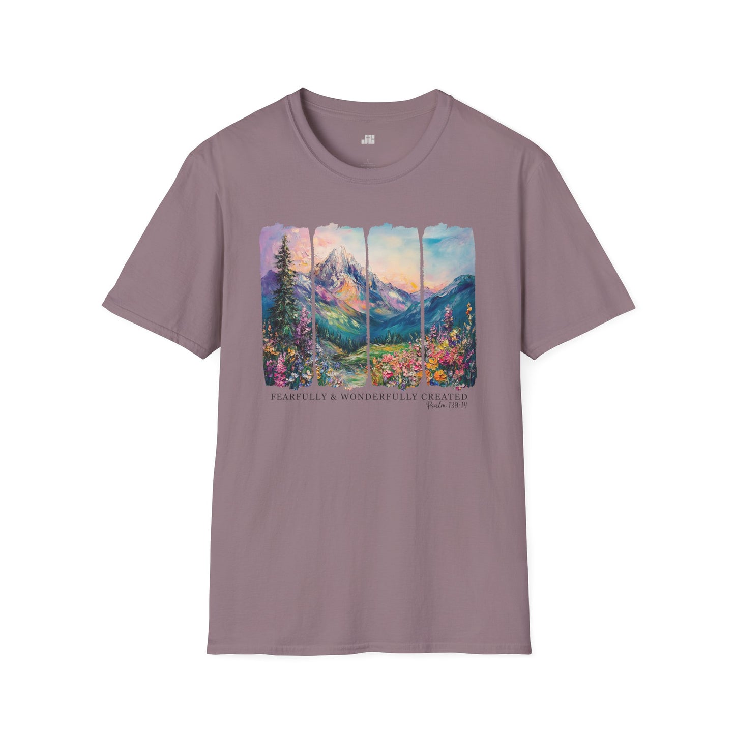 Fearfully and Wonderfully Created Softstyle T-shirt - Psalm 139:14